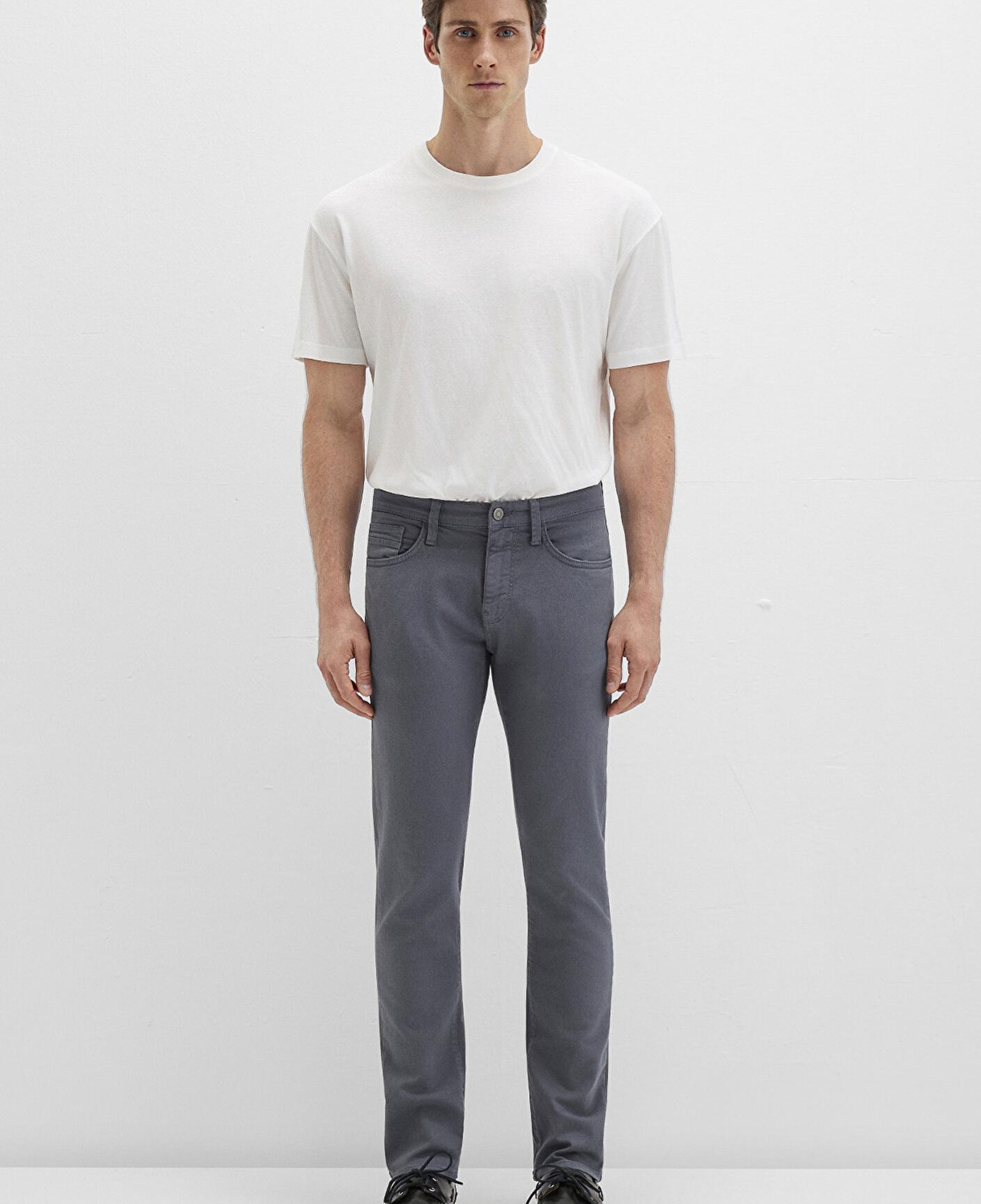 Mavi Jake Sisli Gri Gabardin Pantolon 0042290683