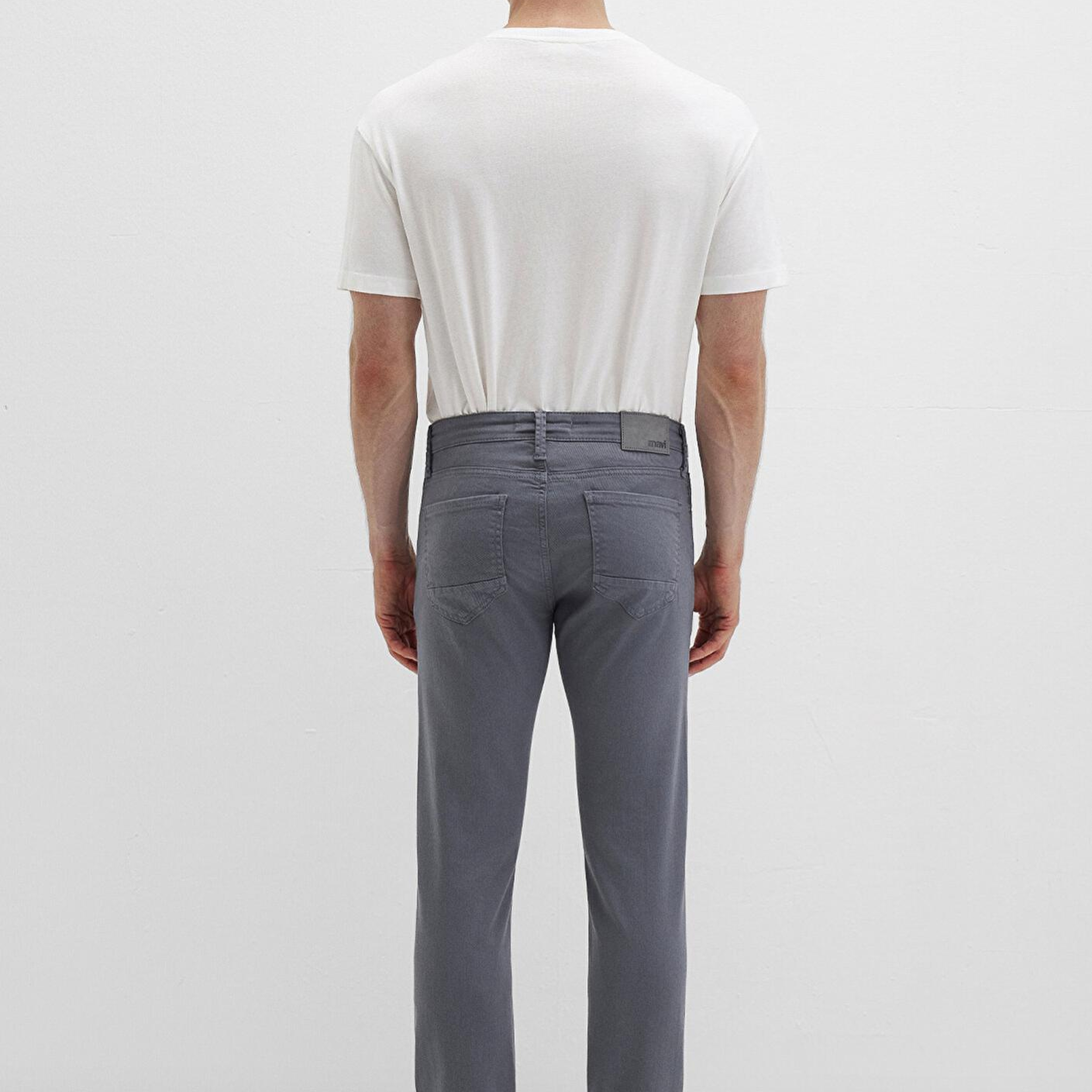 Mavi Jake Sisli Gri Gabardin Pantolon 0042290683