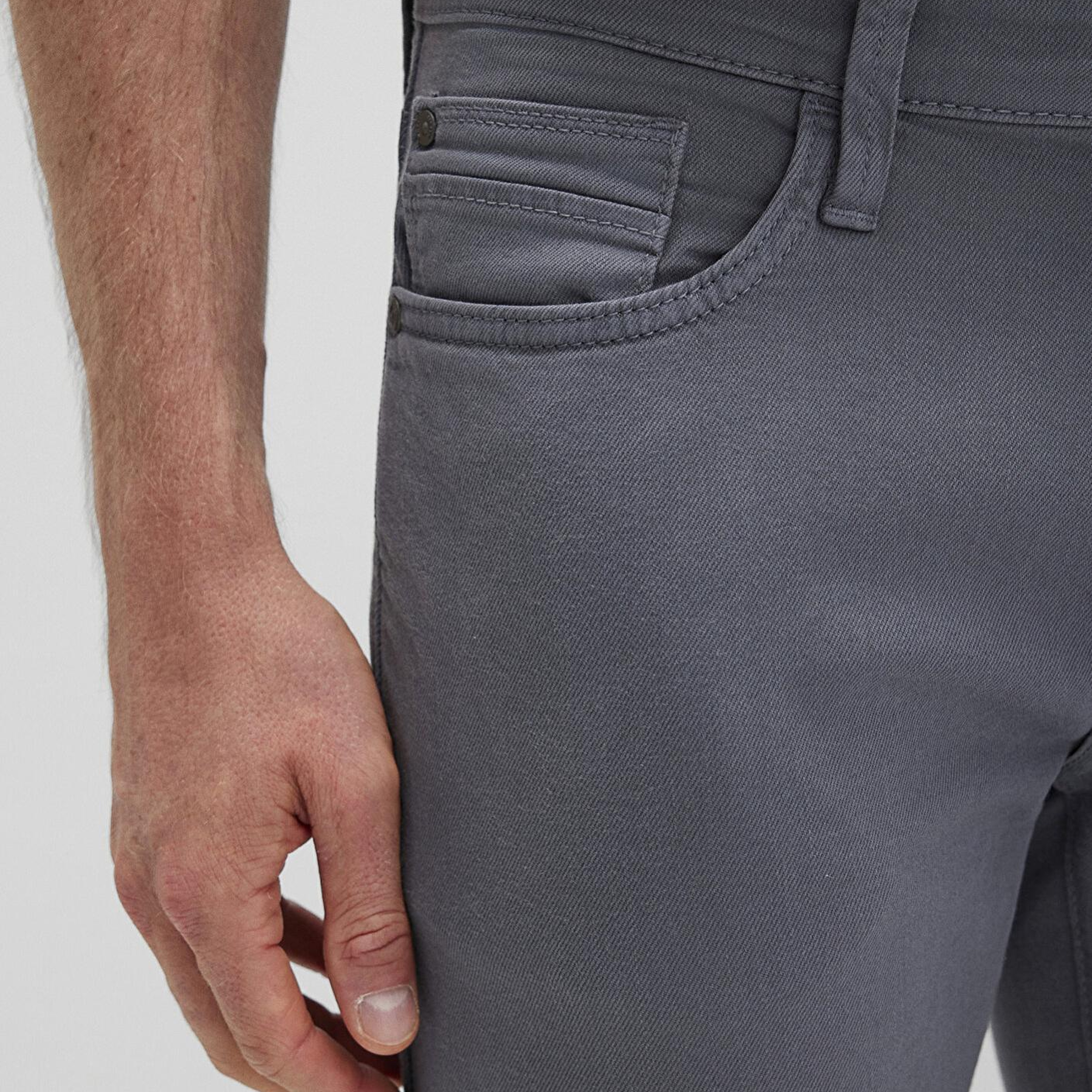 Mavi Jake Sisli Gri Gabardin Pantolon 0042290683