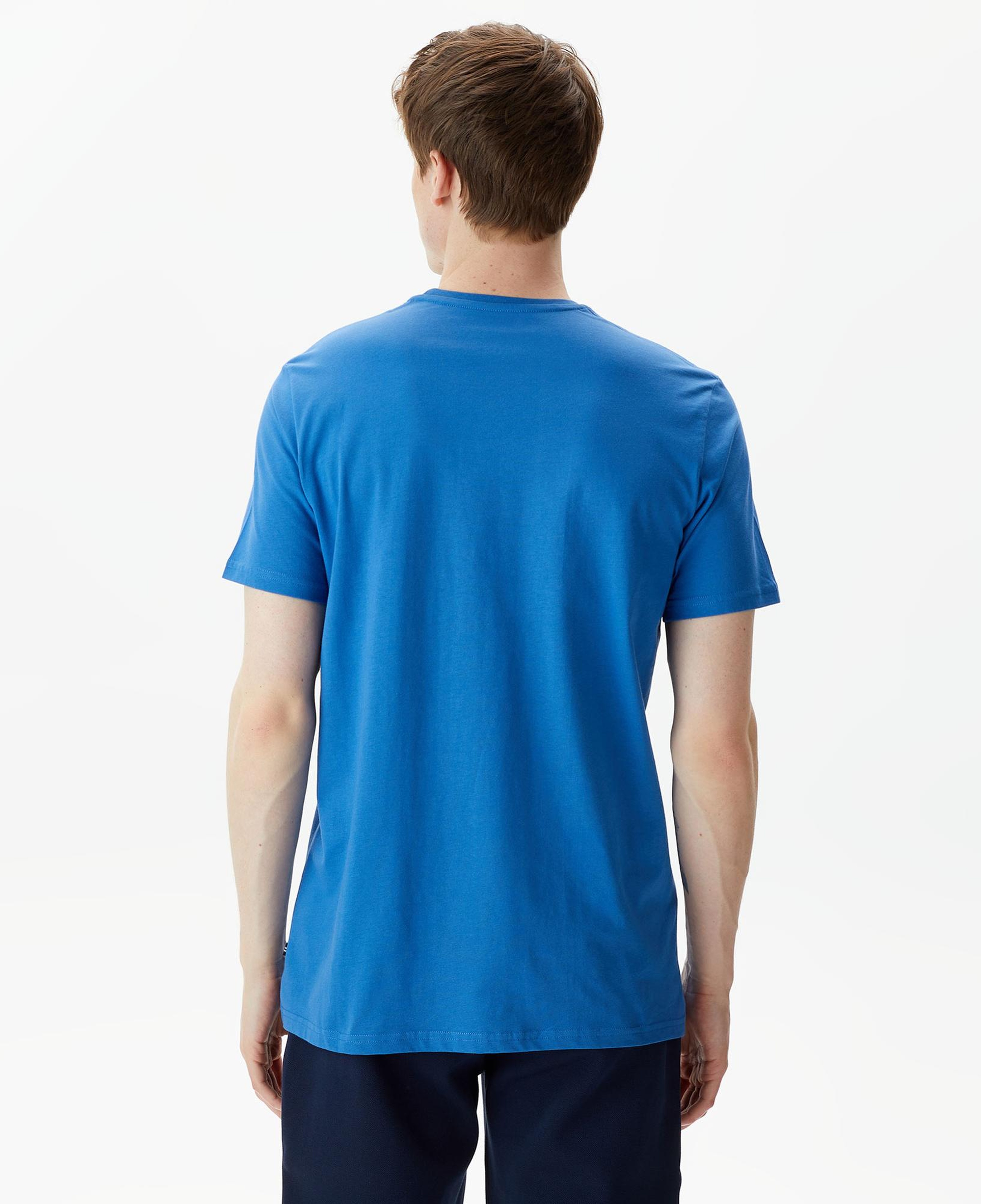 Nautica Erkek Mavi Standart Fit T-Shirt