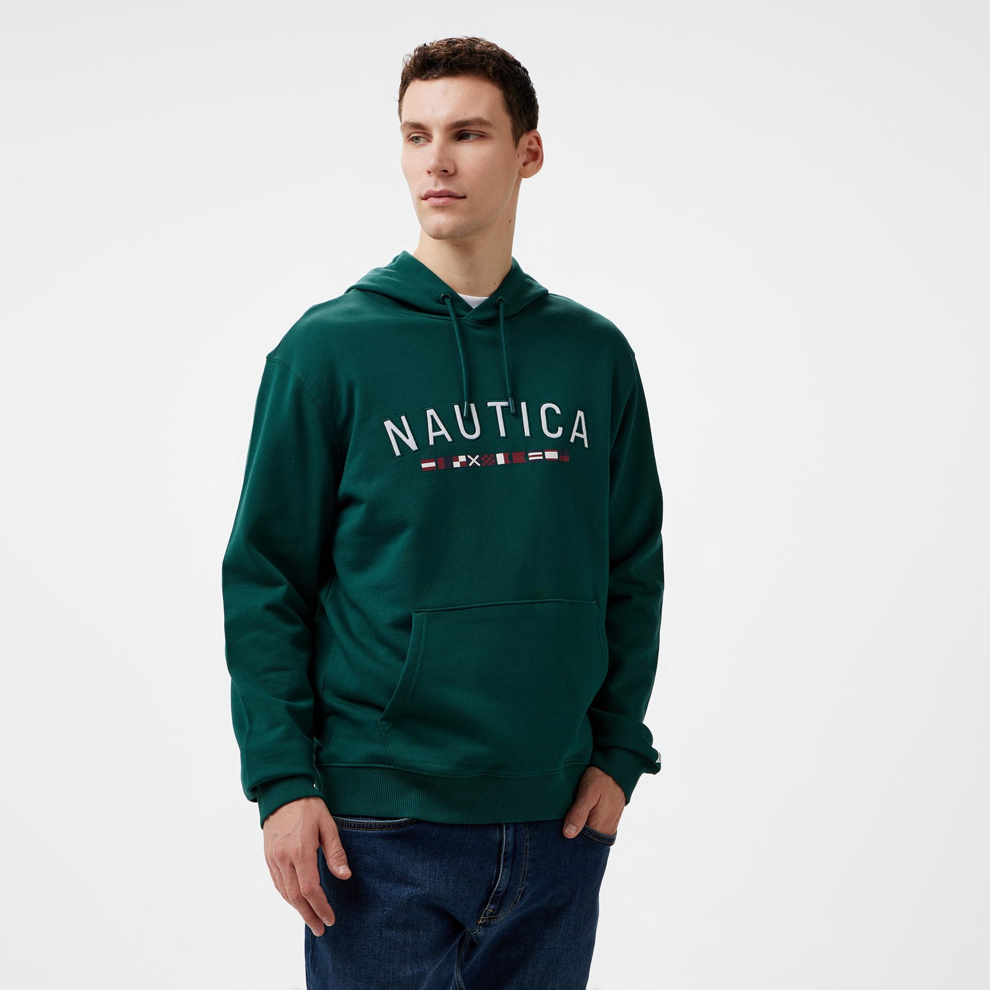 Nautica Erkek Yeşil Regular Fit Sweatshirt