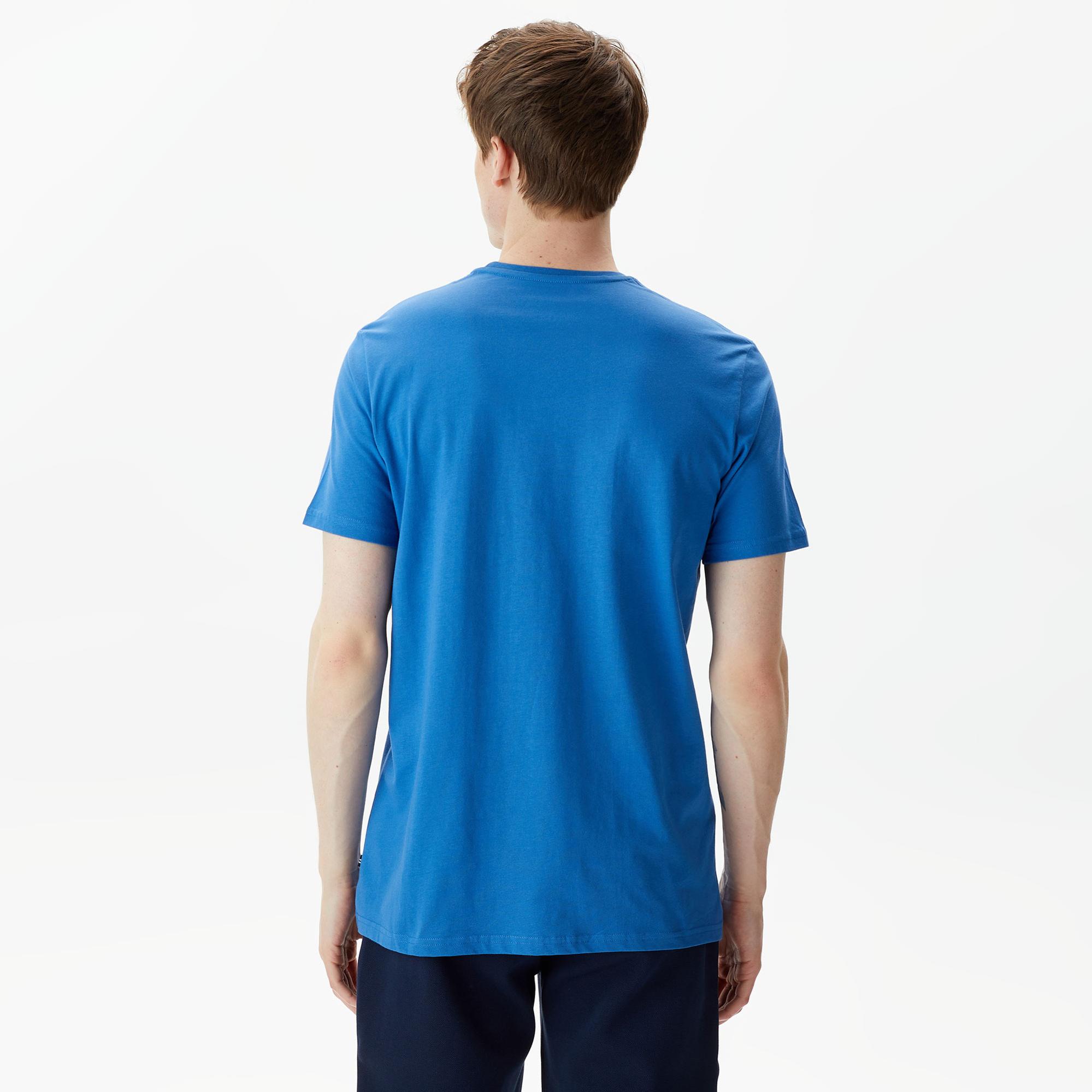 Nautica Erkek Mavi Standart Fit T-Shirt
