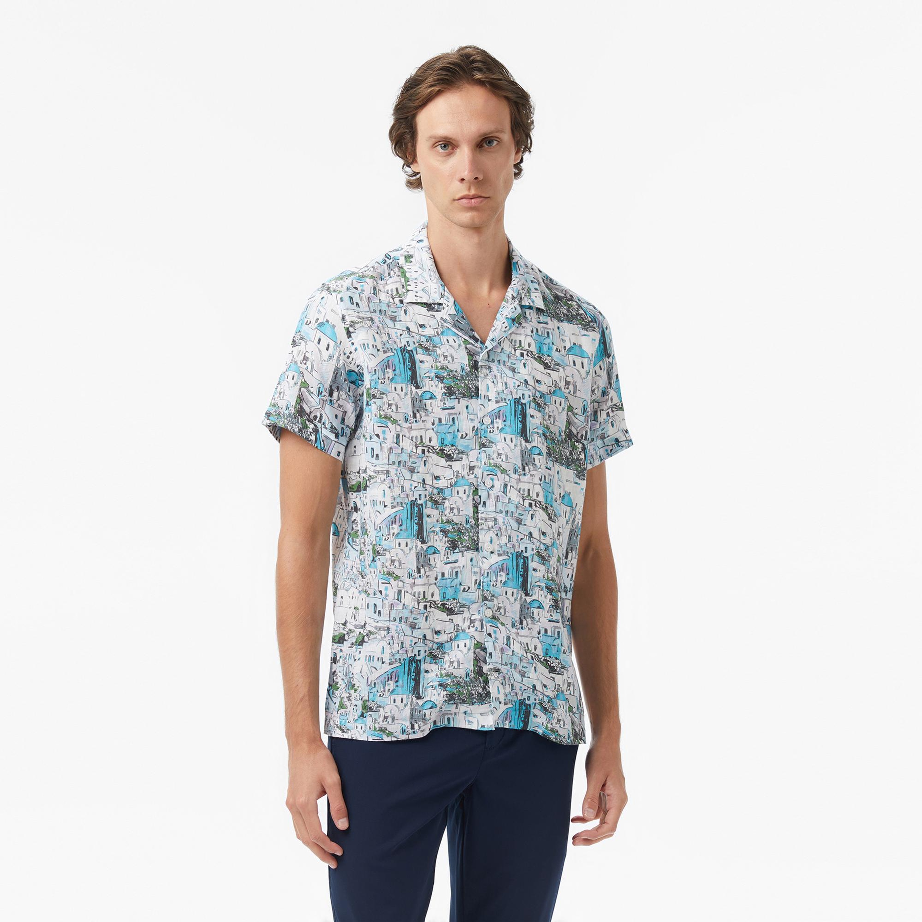 Nautica Erkek  Mavi Gömlek