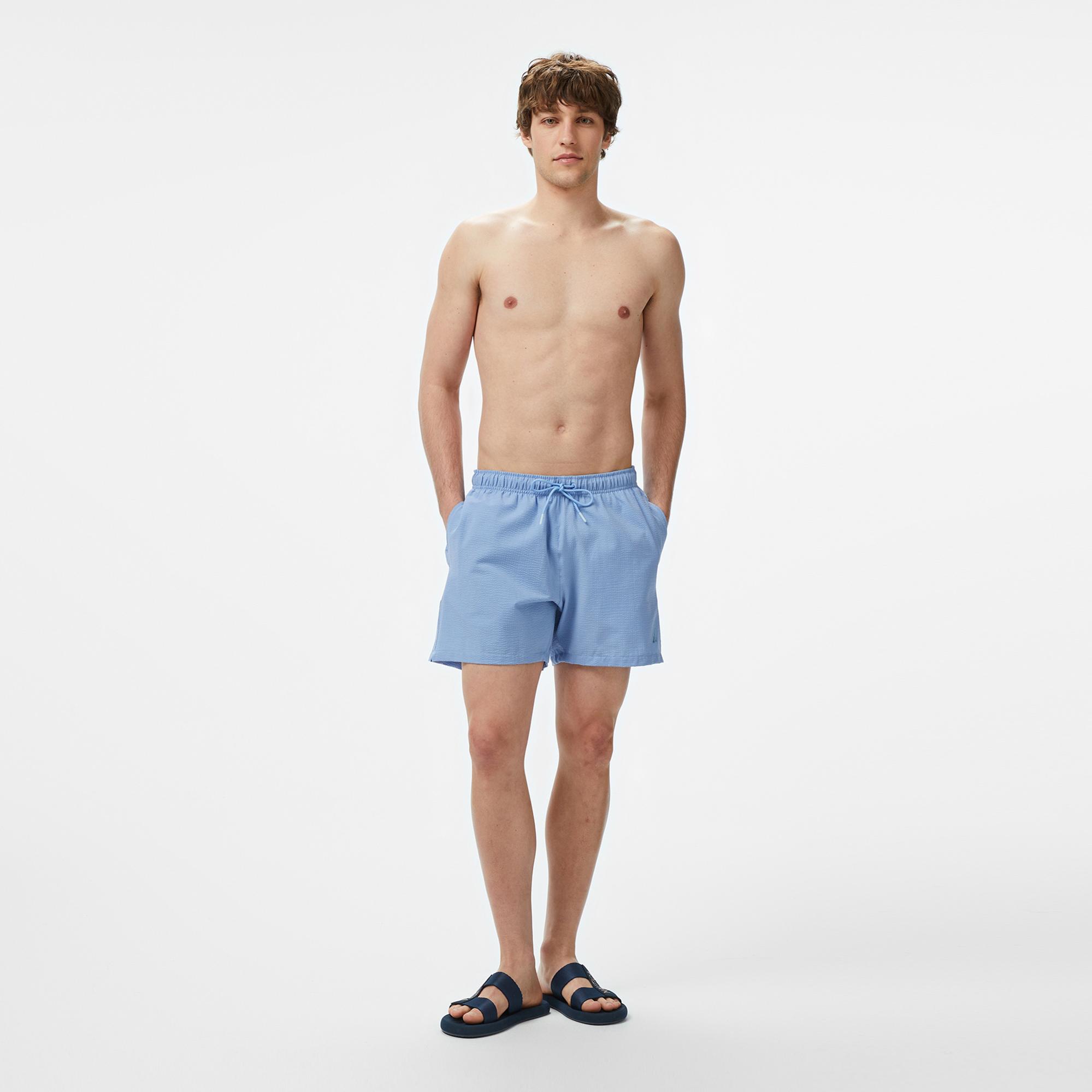 Nautica Erkek Mavi Regular Fit Deniz Şortu