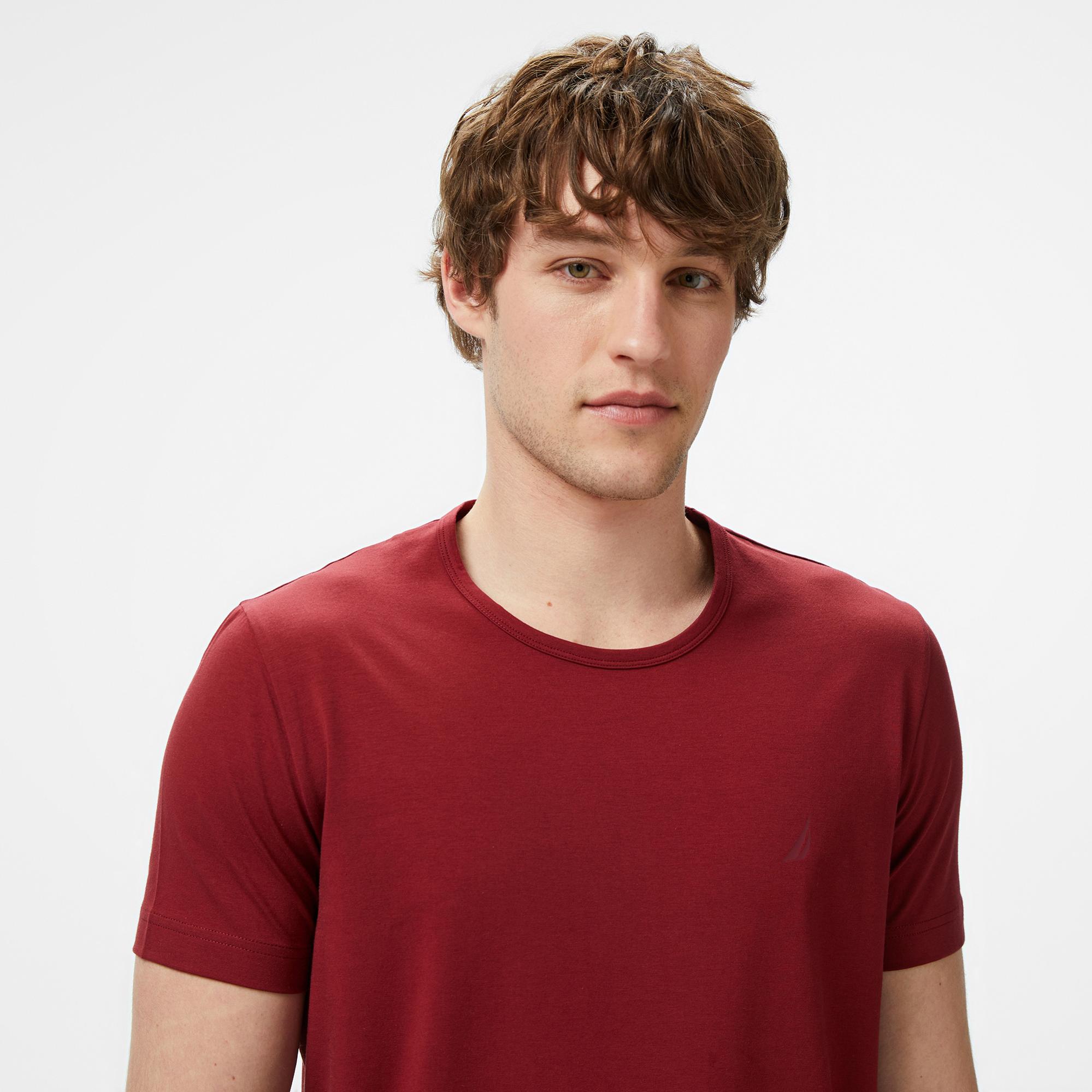 Nautica Erkek Kırmızı Regular Fit T-Shirt