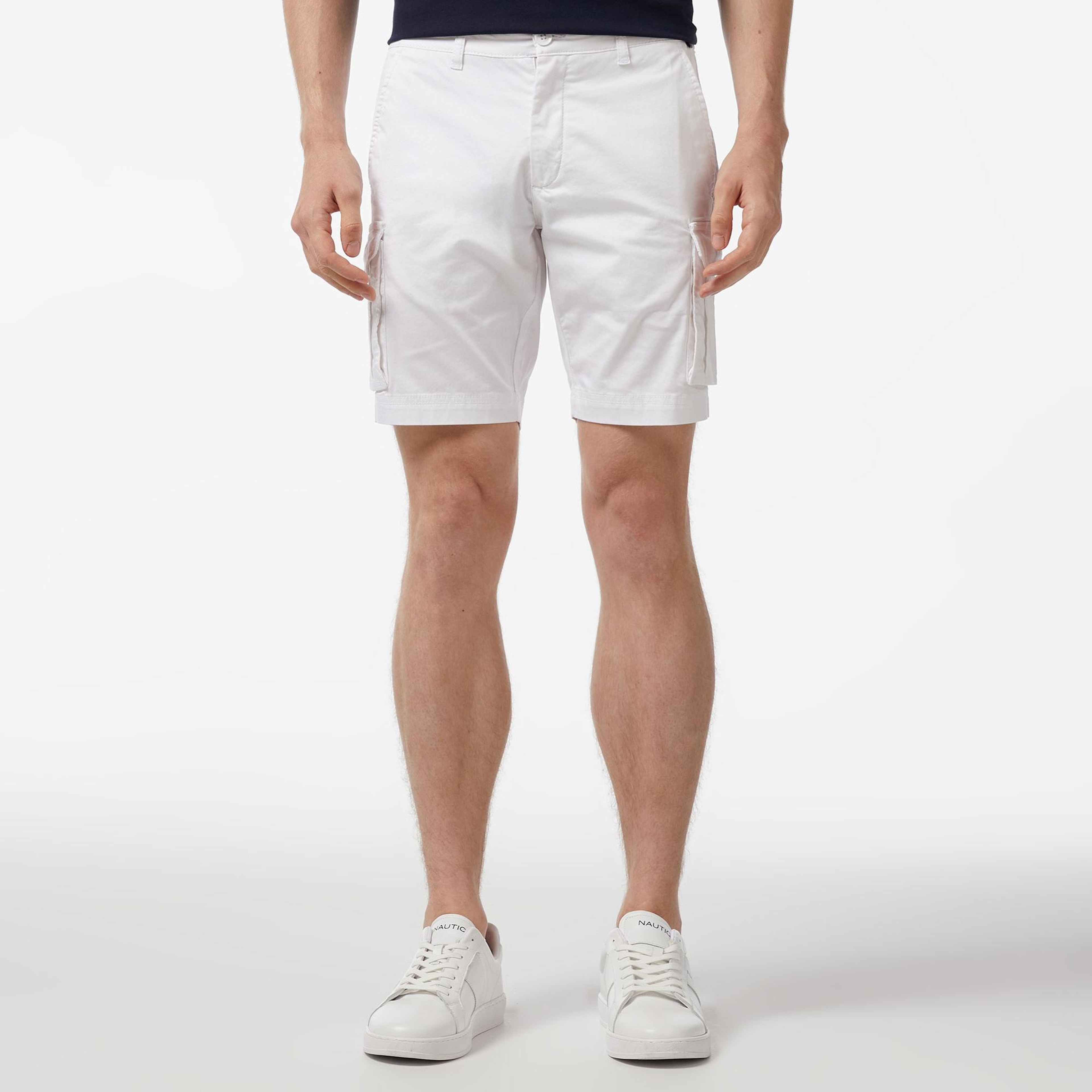 Nautica Erkek Beyaz Bermuda