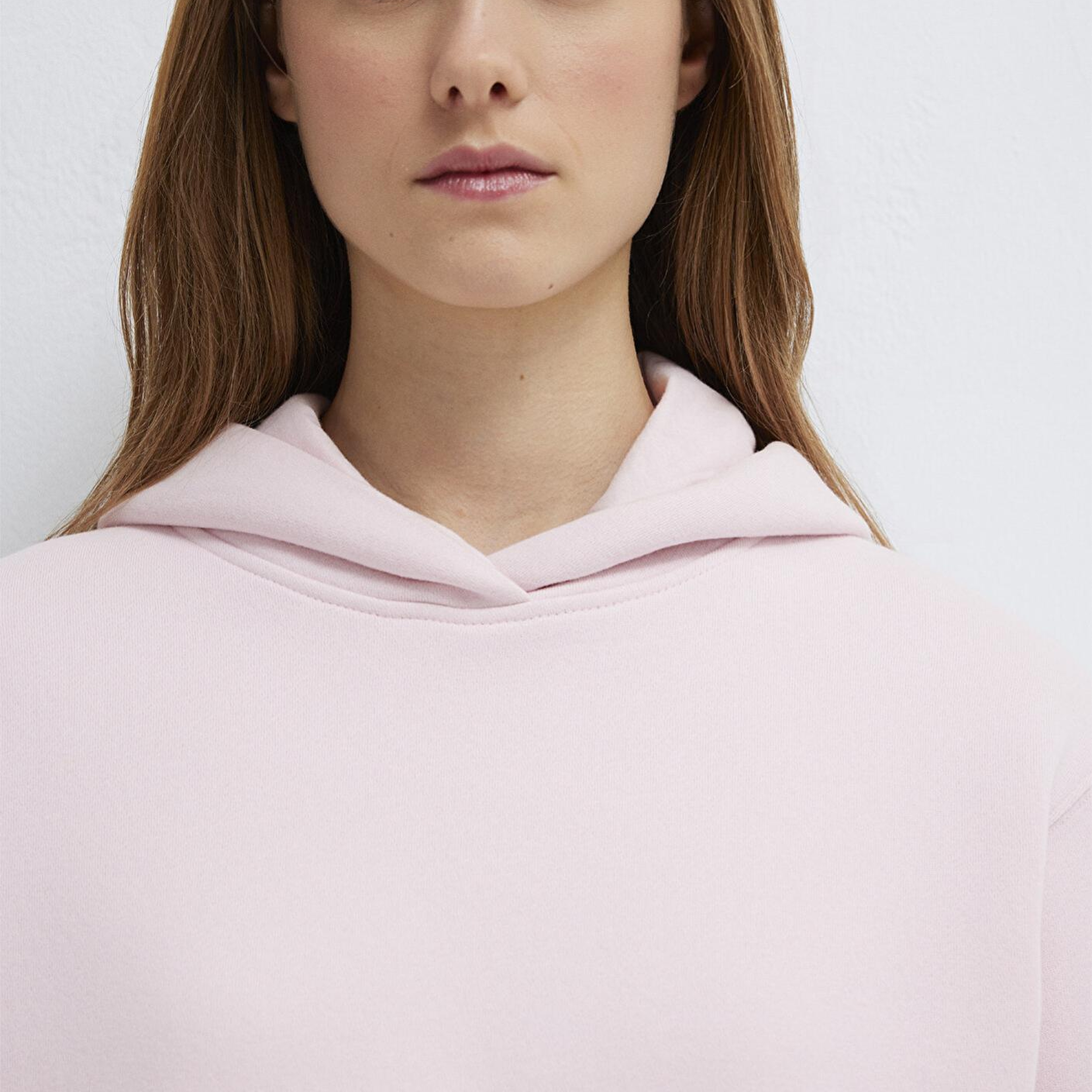 Mavi Kapüşonlu Pembe Sweatshirt 1S10386-71006