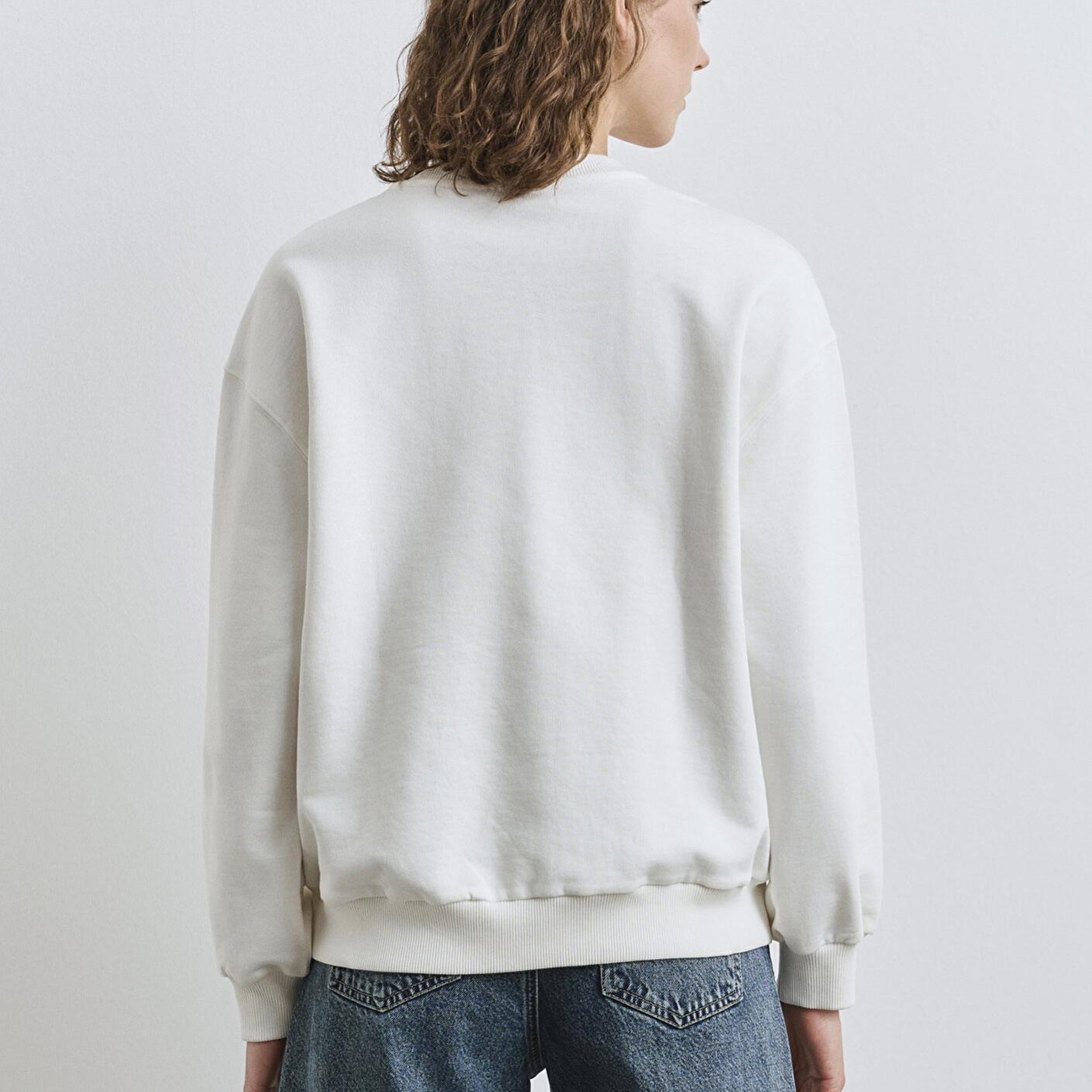 Mavi Mavi Collection Baskılı Ekru Sweatshirt 1S10359-80194