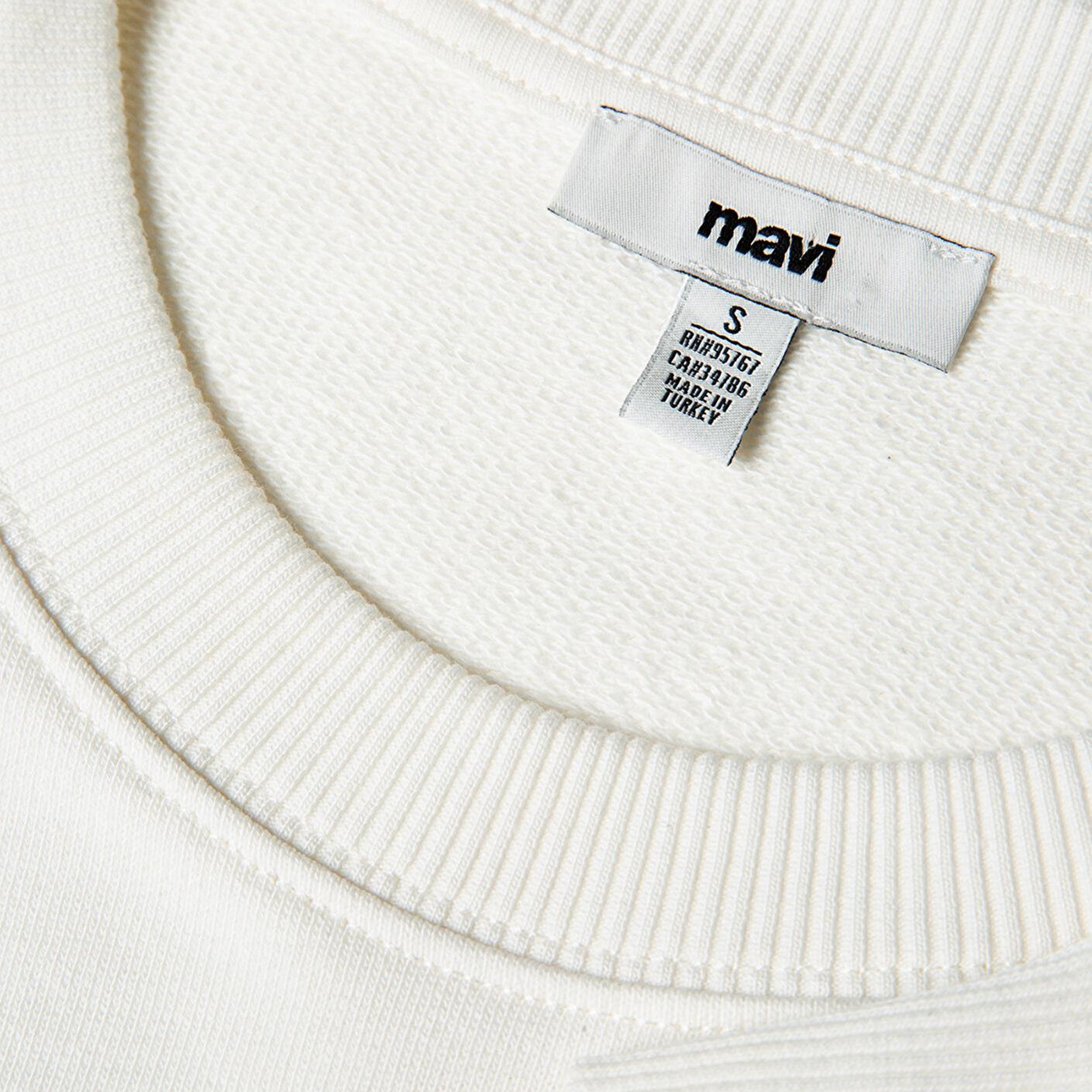 Mavi Mavi Collection Baskılı Ekru Sweatshirt 1S10359-80194