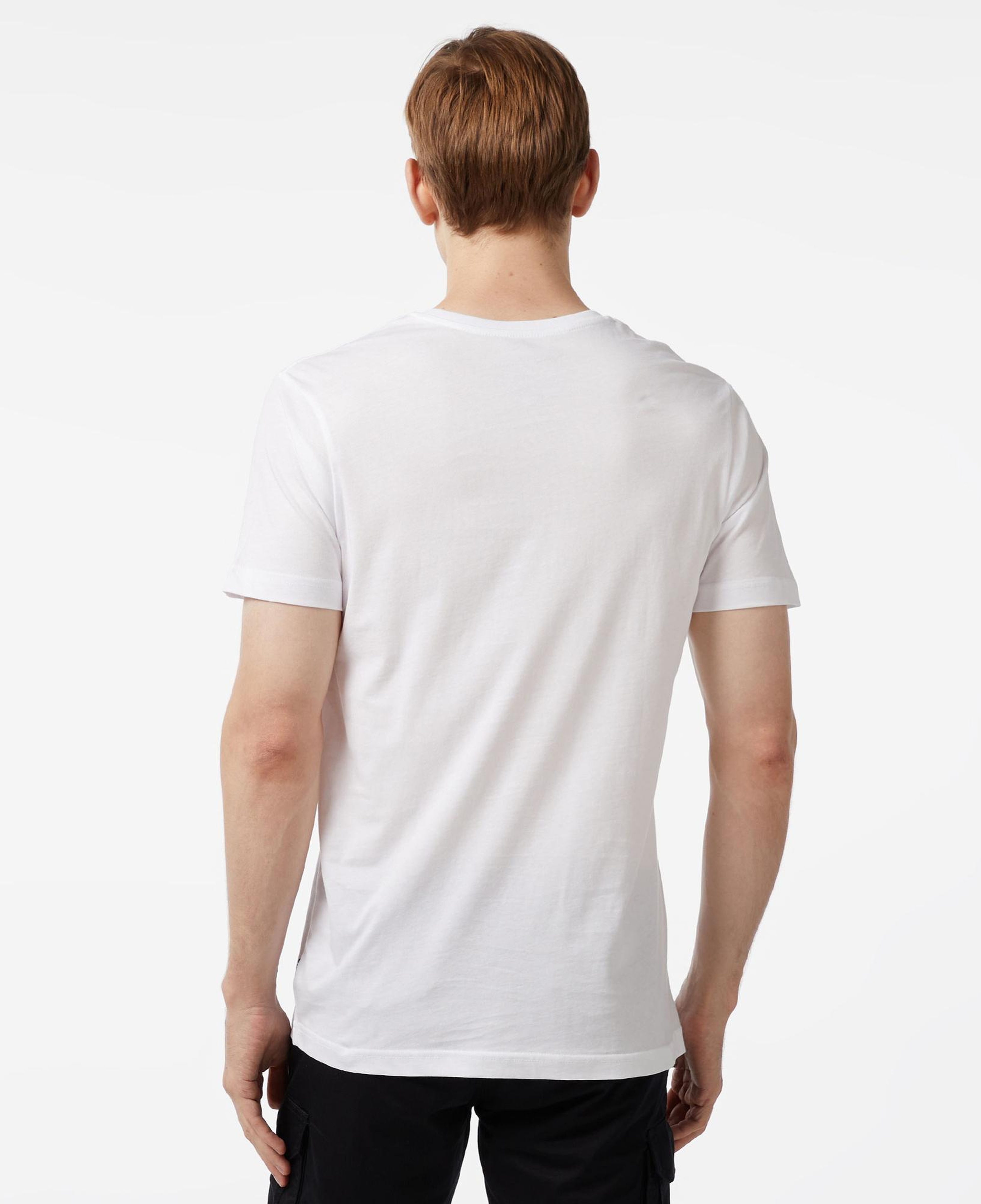 Nautica Erkek Beyaz Standart Fit Kısa Kollu Baskılı T-Shirt