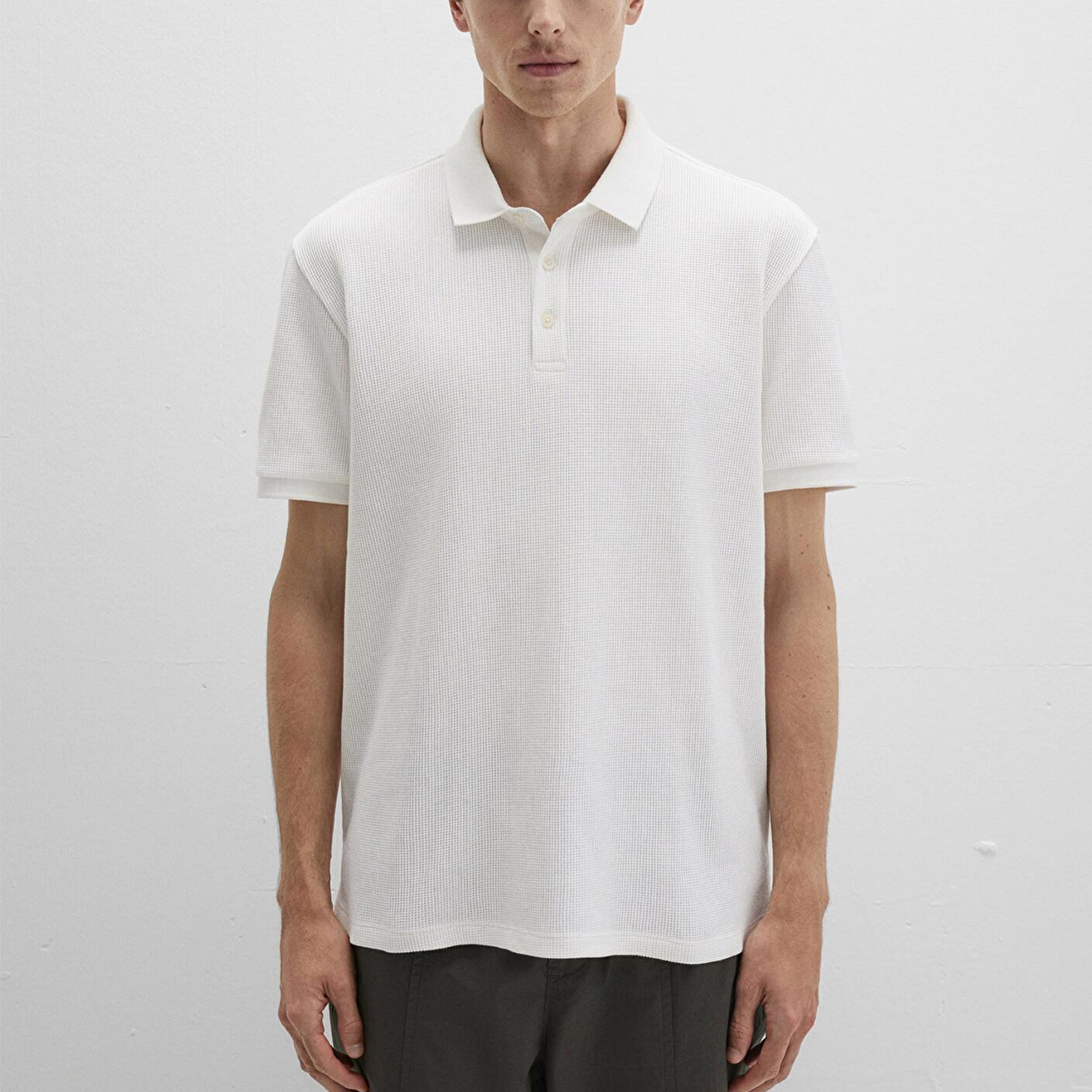 Mavi Dokulu Beyaz Polo Tişört Regular Fit / Normal Kesim 0612824-70057