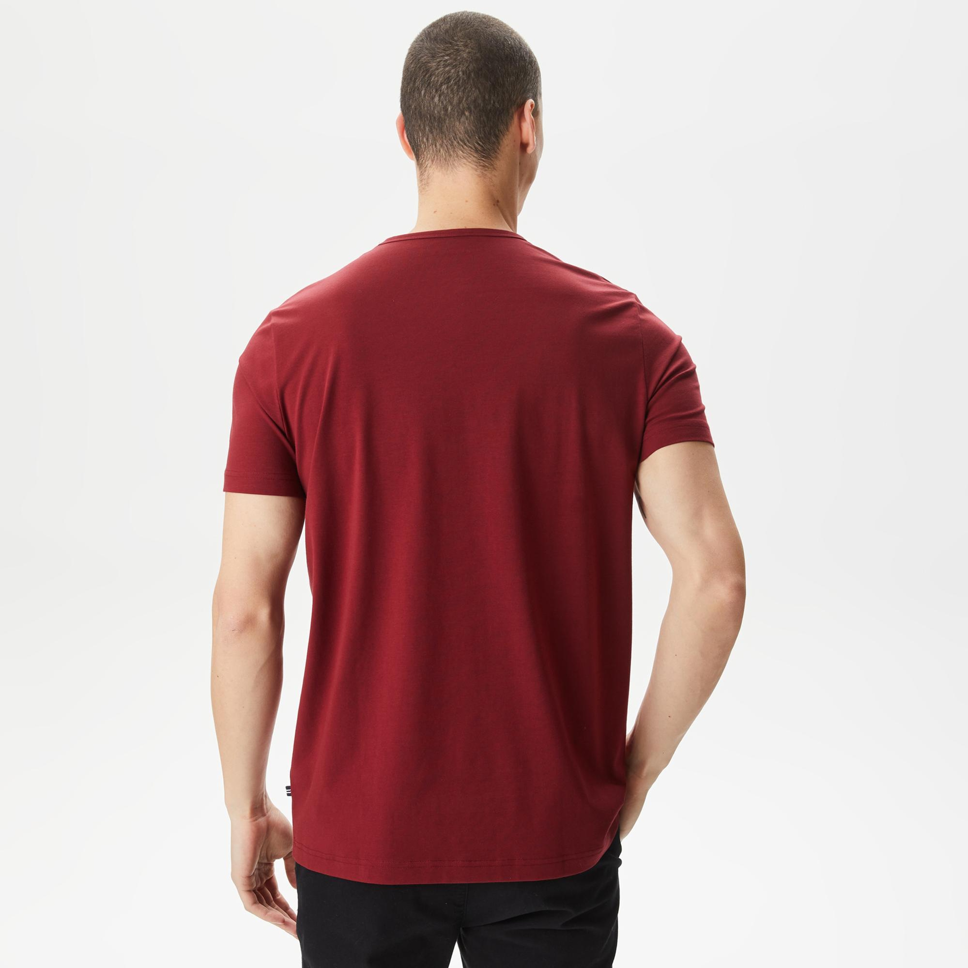 Nautica Erkek Bordo T-Shirt