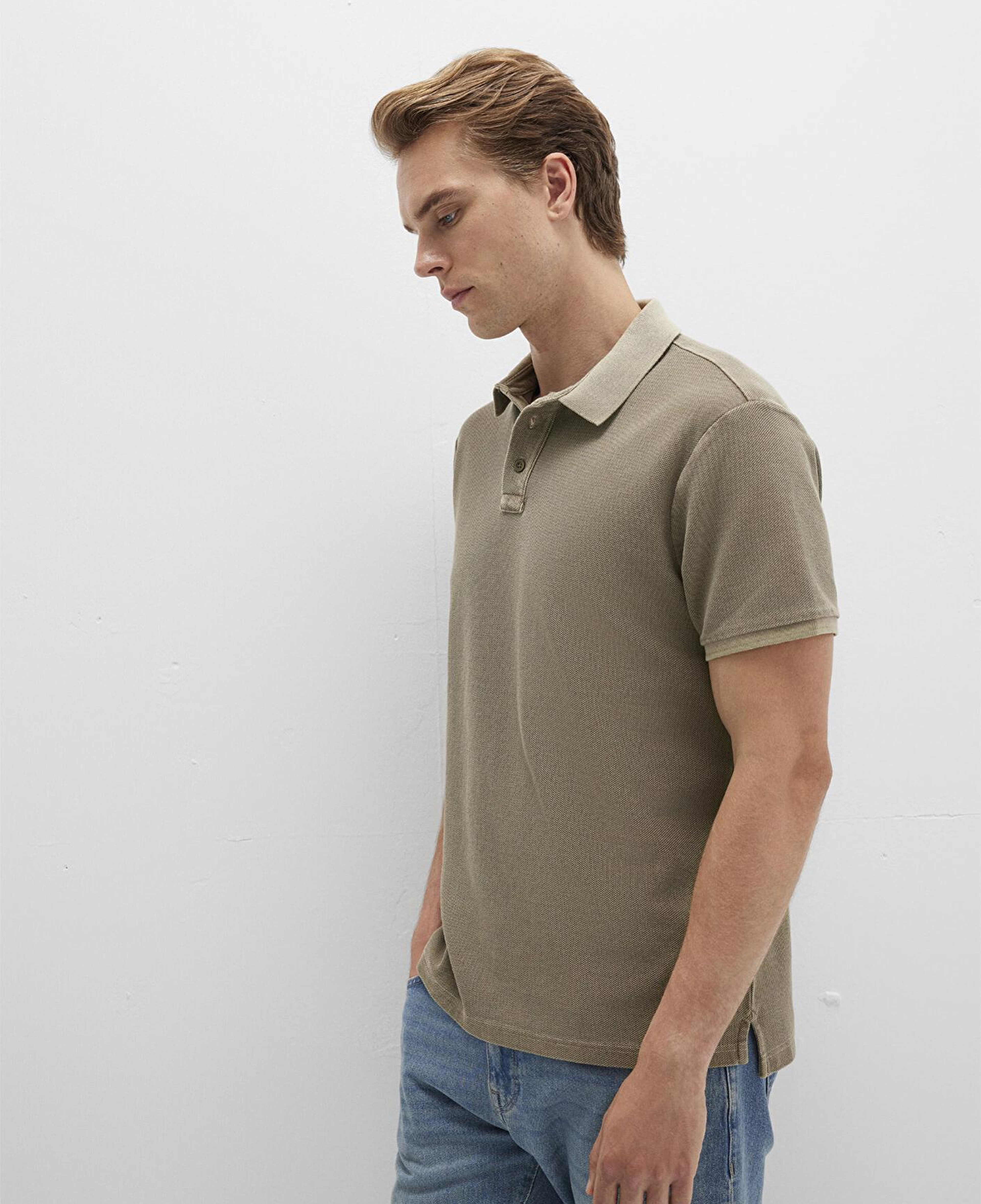 Mavi Haki Polo Tişört Regular Fit / Normal Kesim 0612825-71816