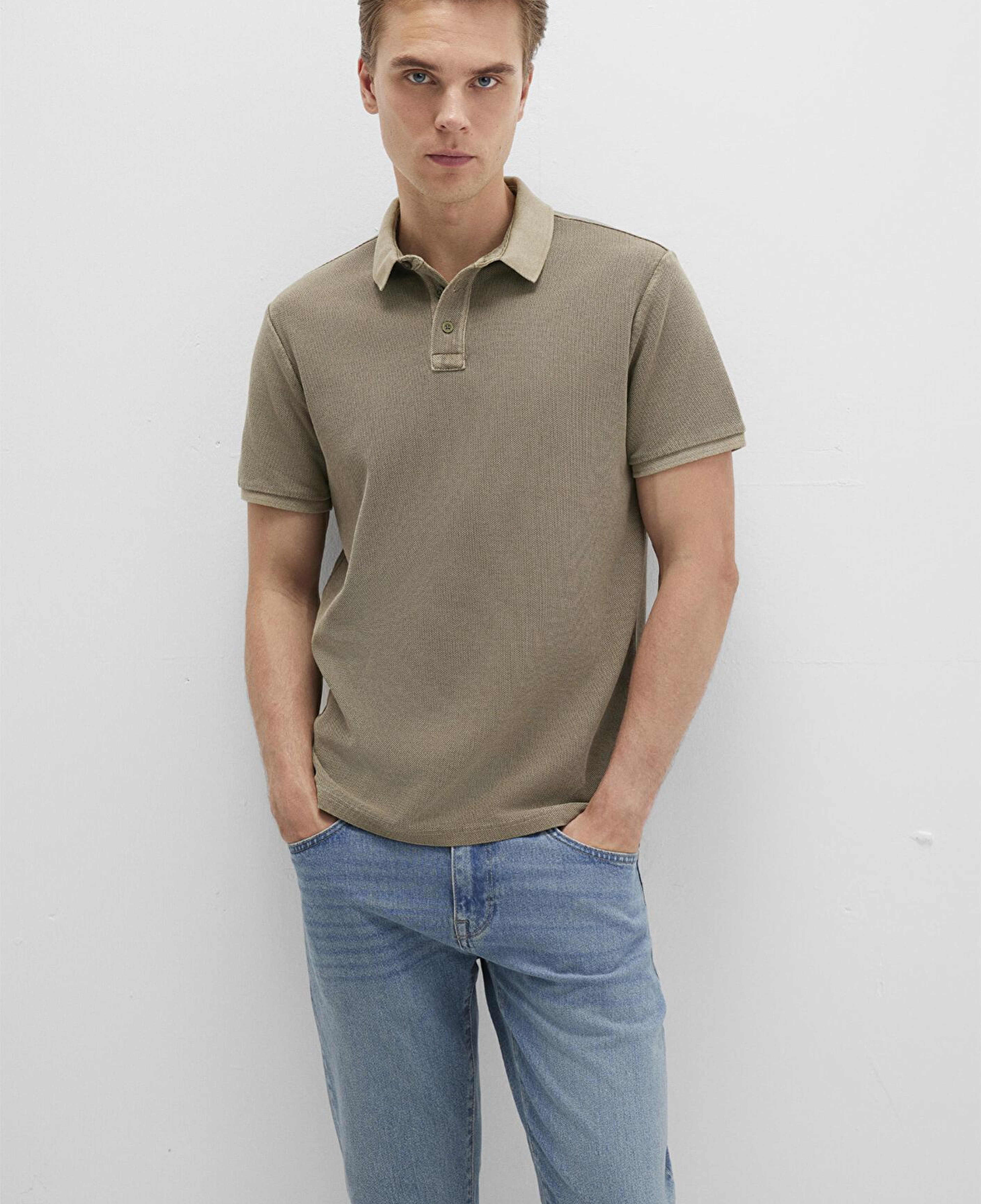 Mavi Haki Polo Tişört Regular Fit / Normal Kesim 0612825-71816