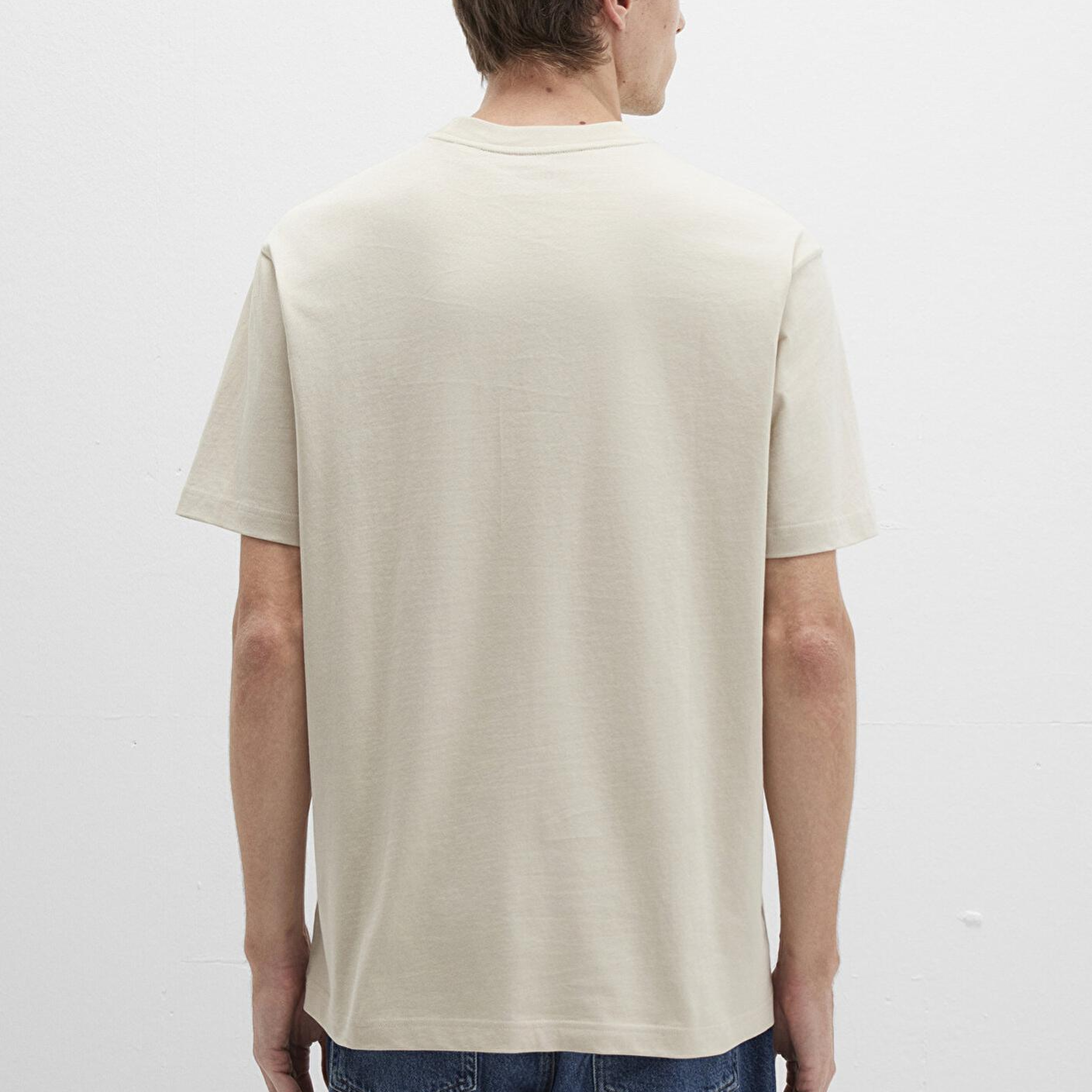 Mavi Snoopy Baskılı Bej Tişört Loose Fit / Bol Rahat Kesim 0612928-70322