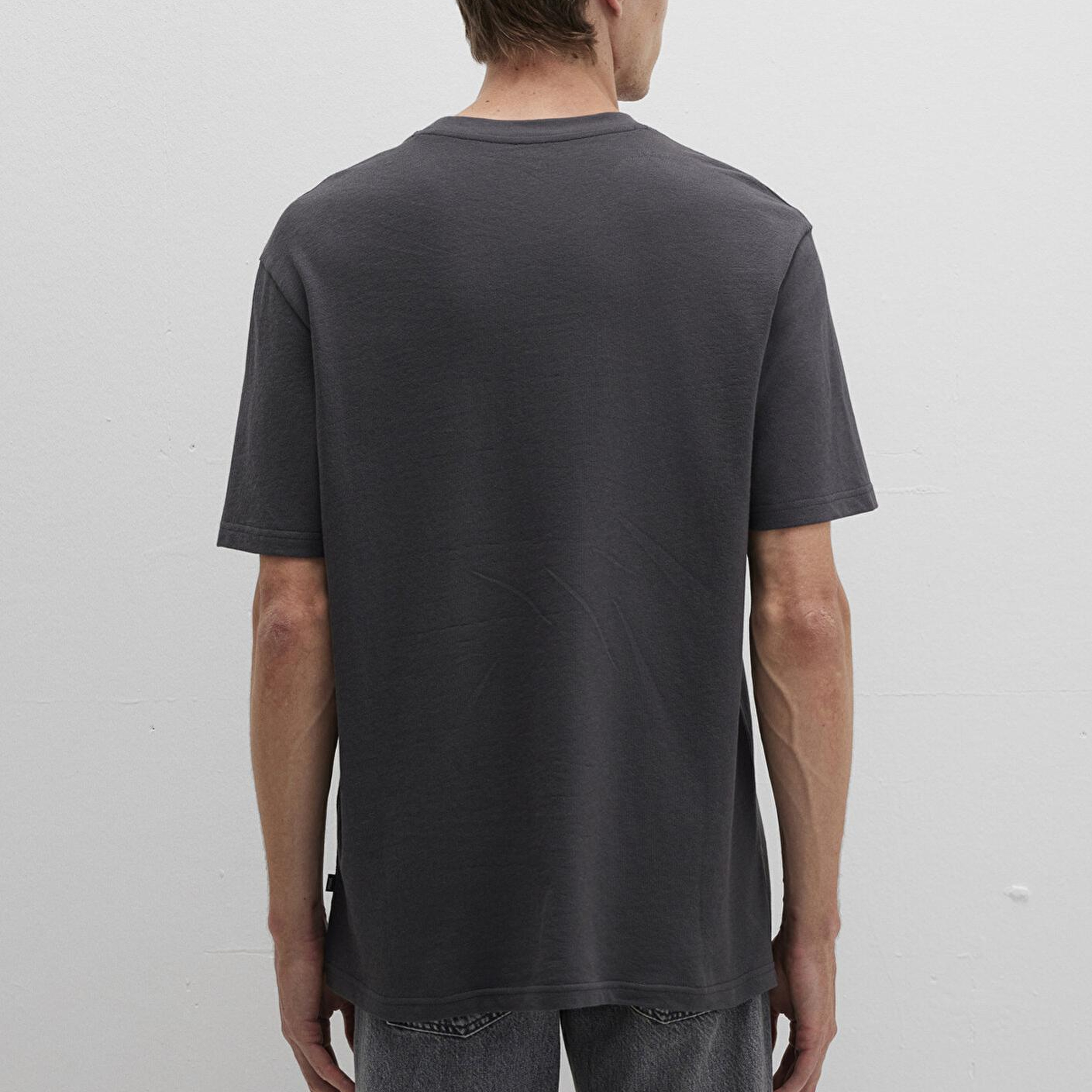 Mavi Antrasit Basic Tişört Loose Fit / Bol Rahat Kesim 0612823-80106