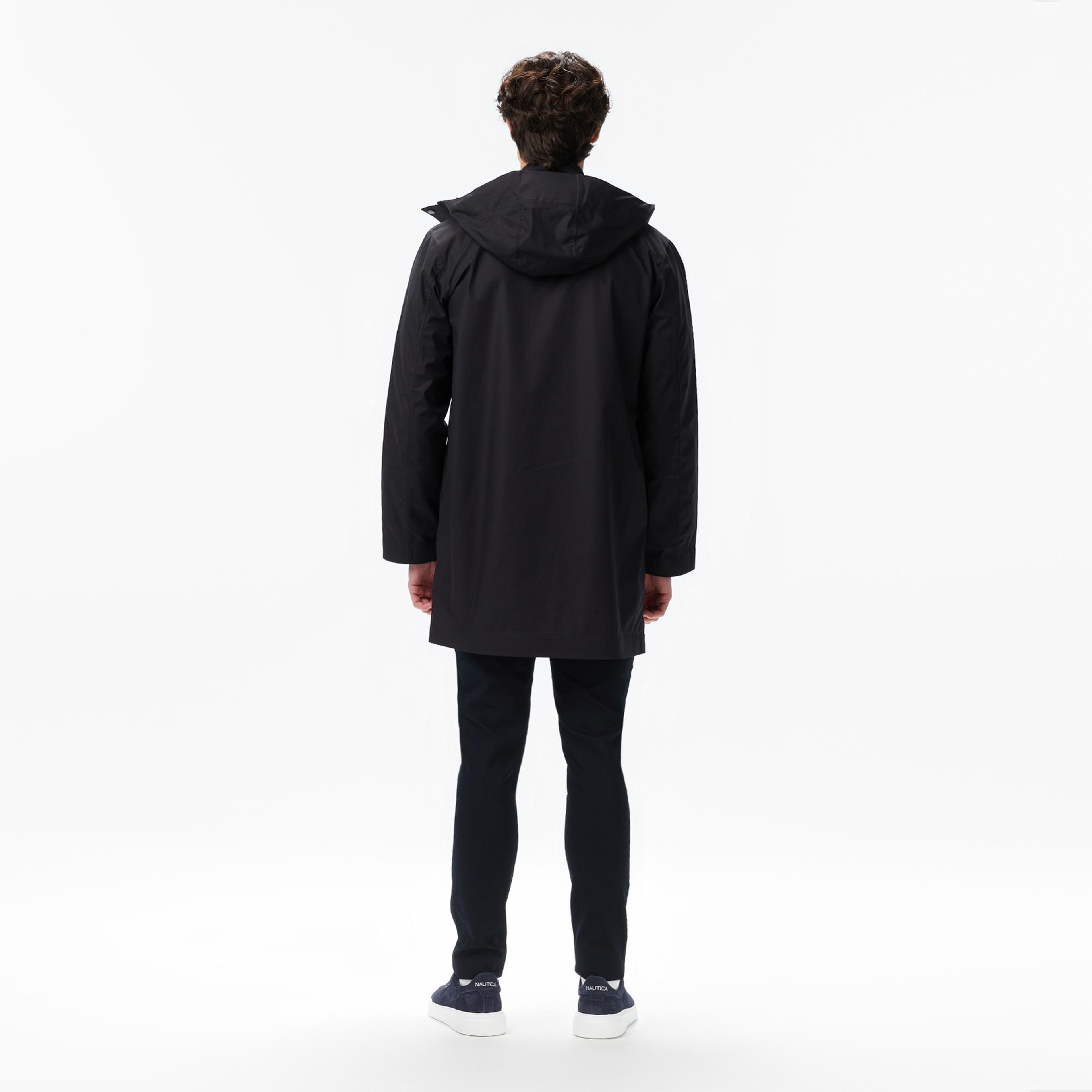 Nautica Erkek Siyah Regular Fit Mont