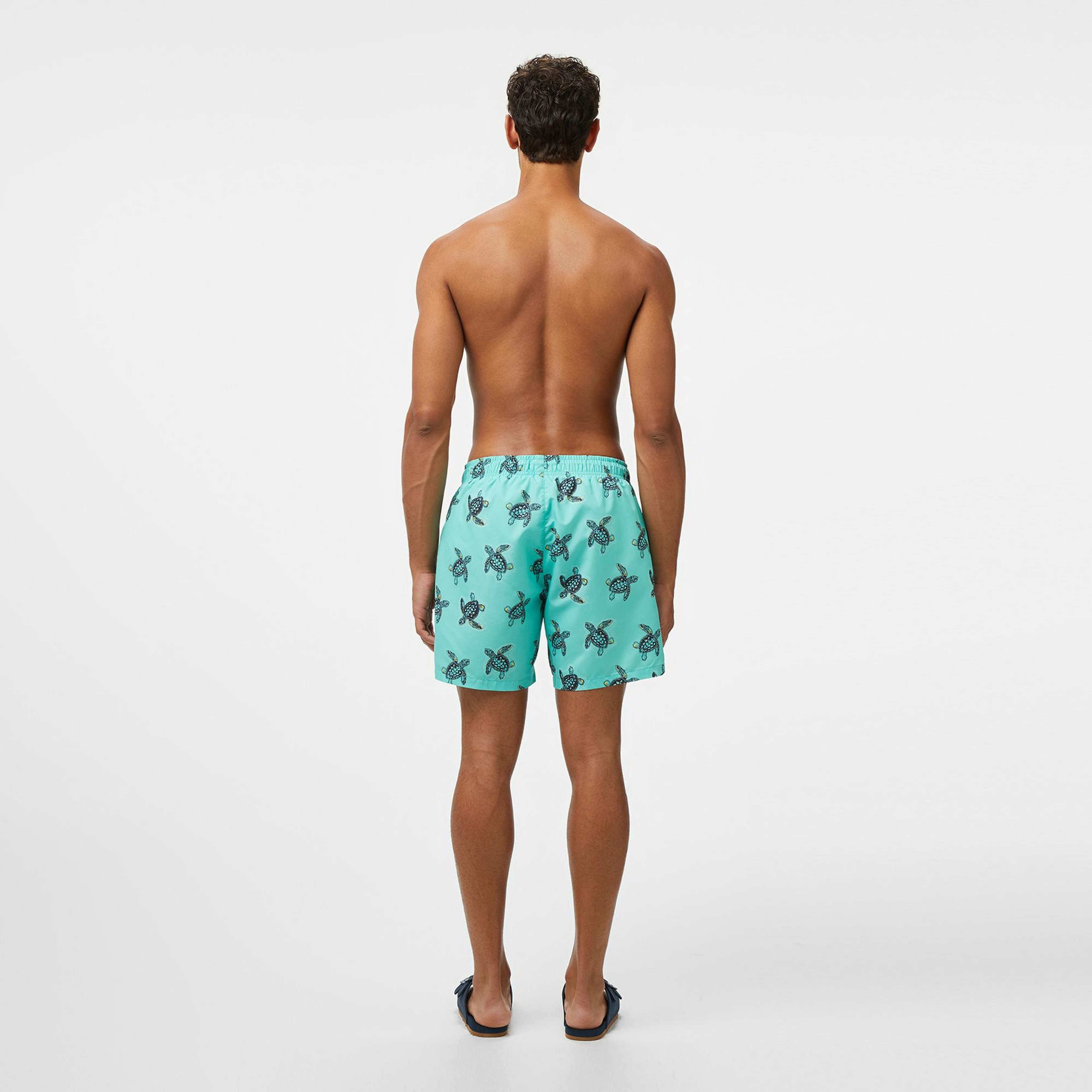 Nautica Erkek Yeşil Regular Fit Deniz Şortu