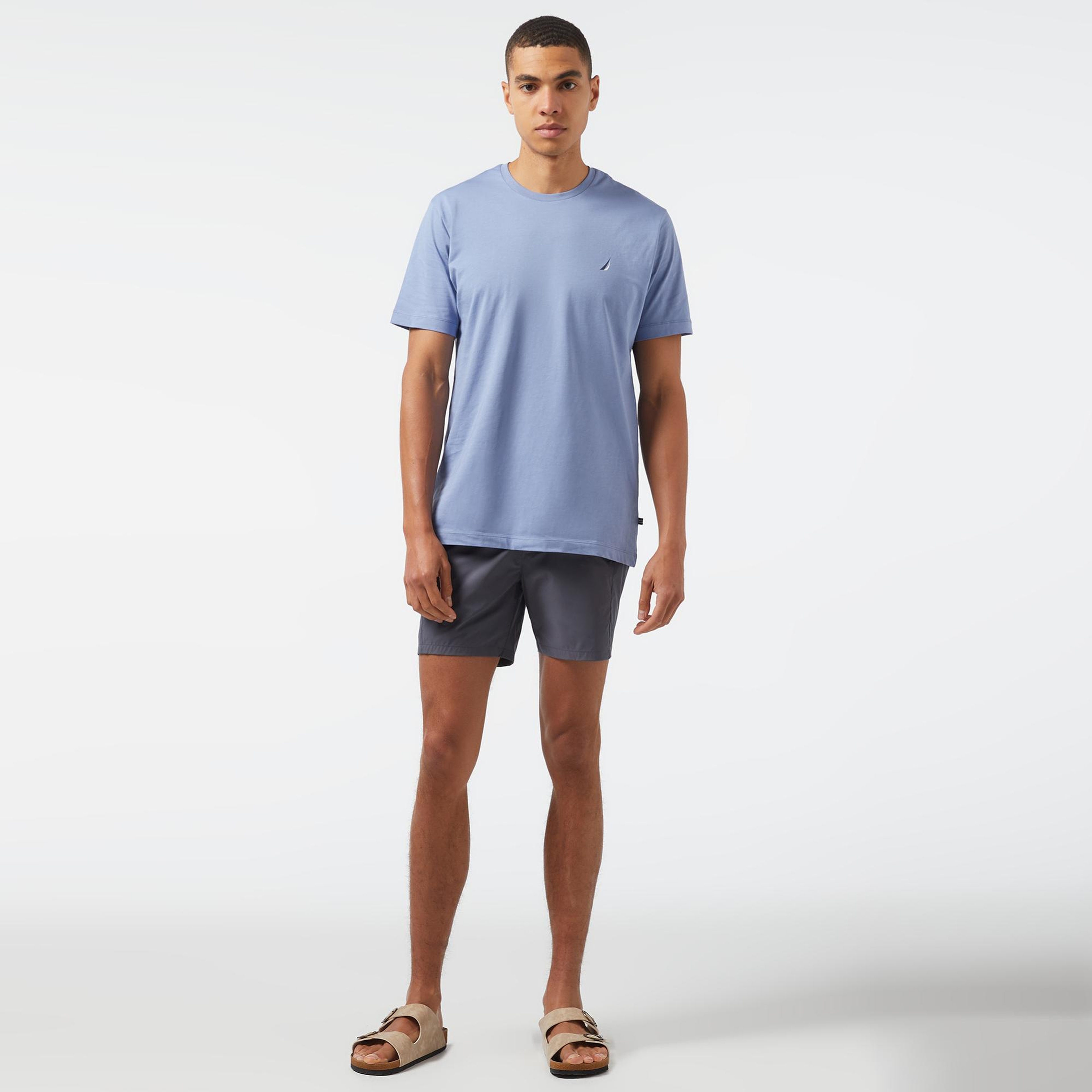 Nautica Erkek Mavi Standart Fit T-Shirt