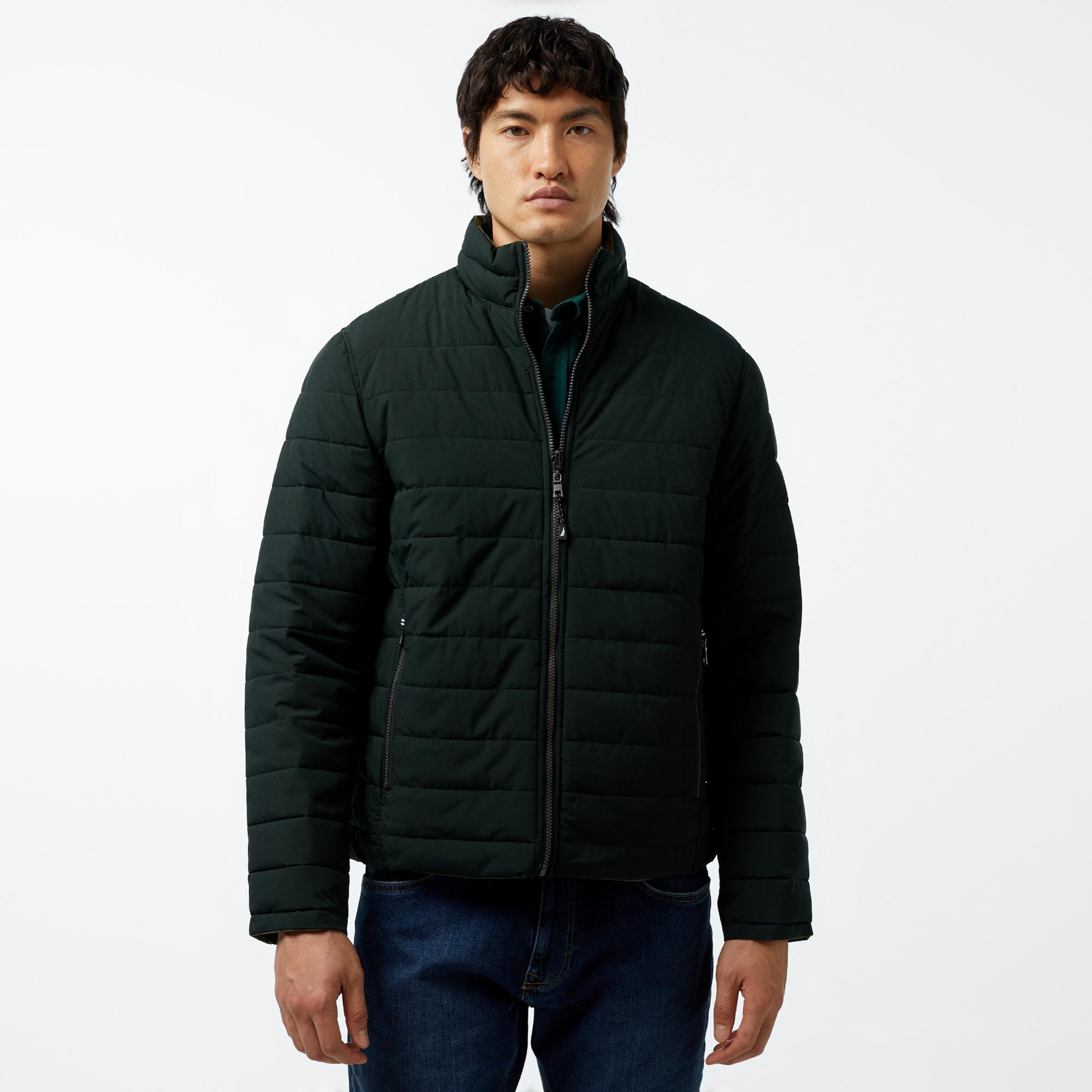 Nautica Erkek Yeşil Çift Taraflı Mont