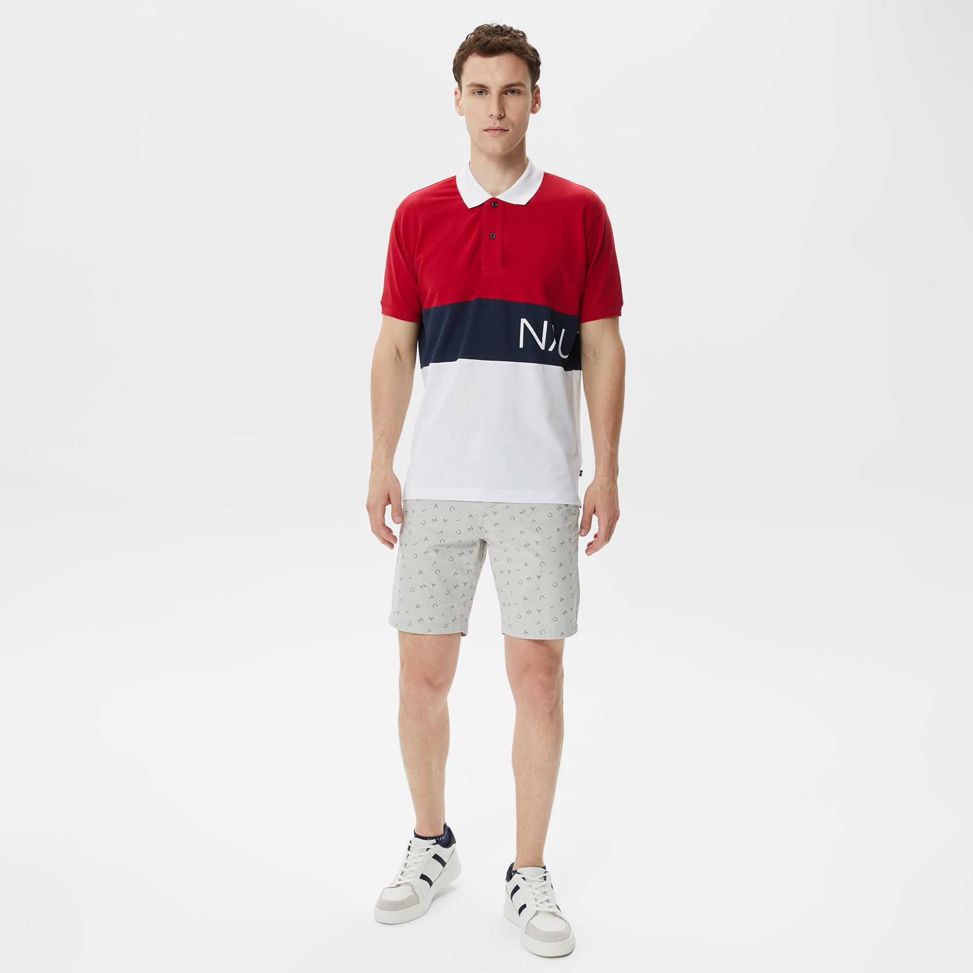 Nautica Erkek Kırmızı Classic Fit Kısa Kollu Polo