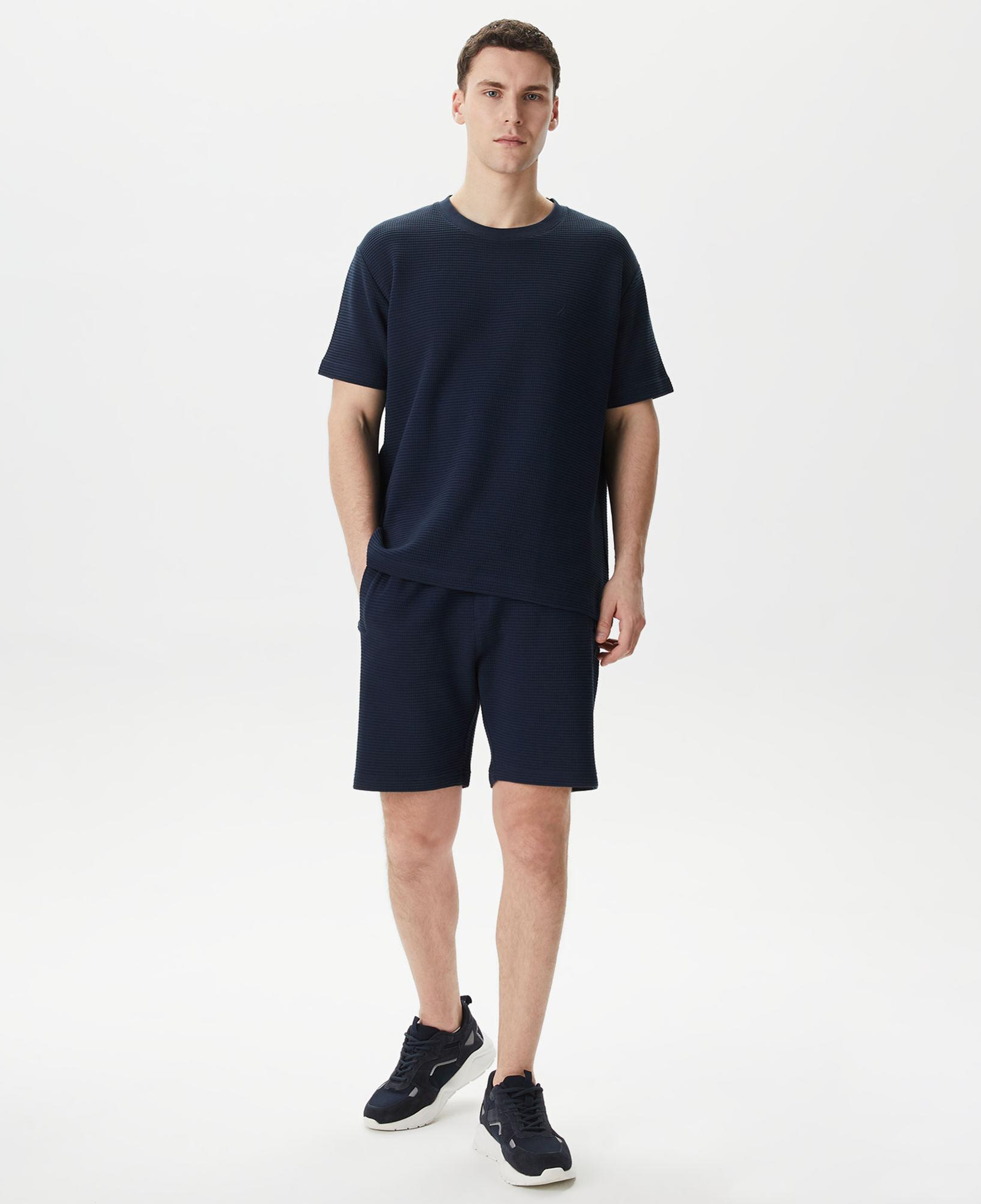 Nautica Erkek Lacivert Oversize T-Shirt