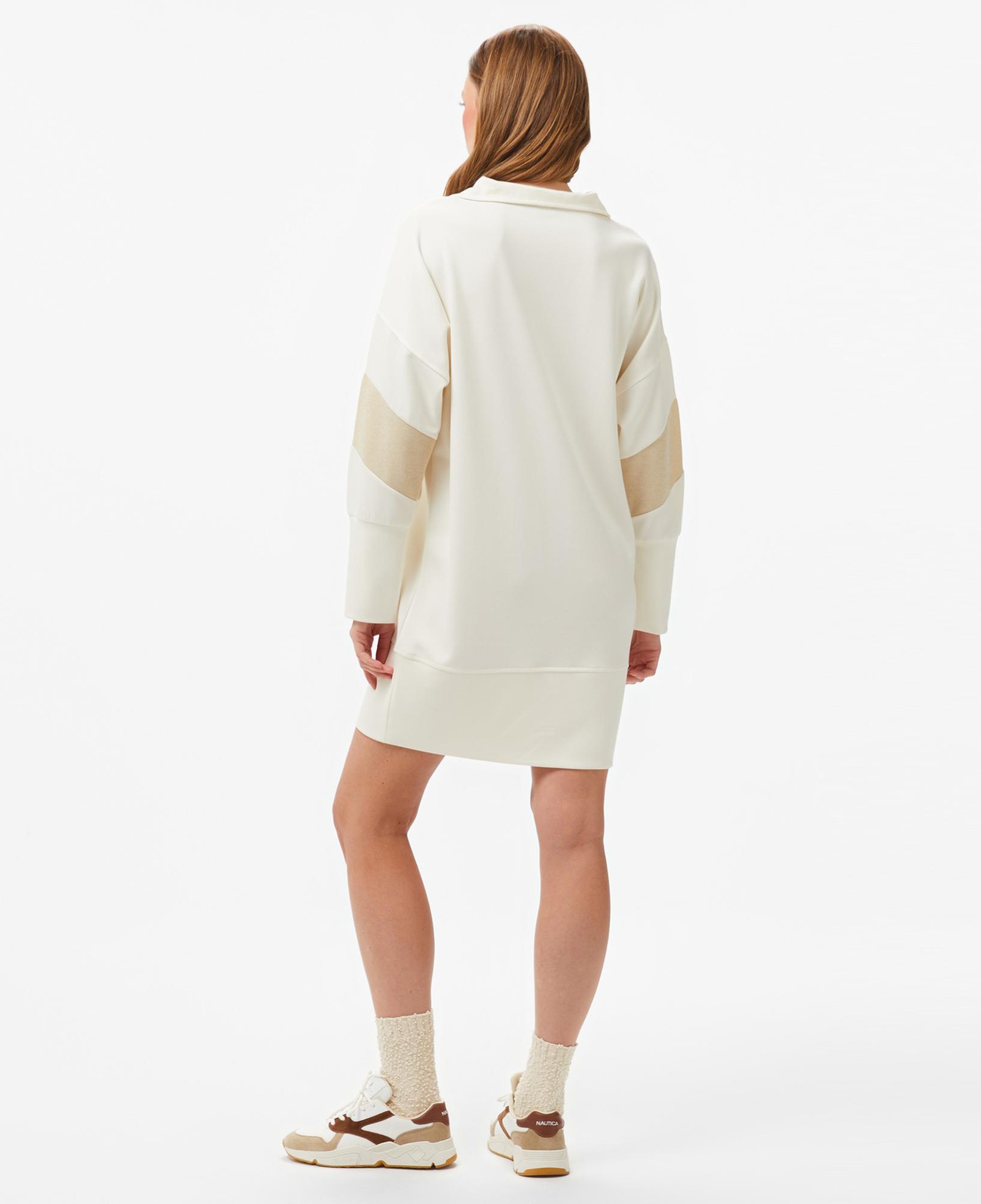 Nautica Kadın Beyaz Uzun Kollu Regular Fit Elbise