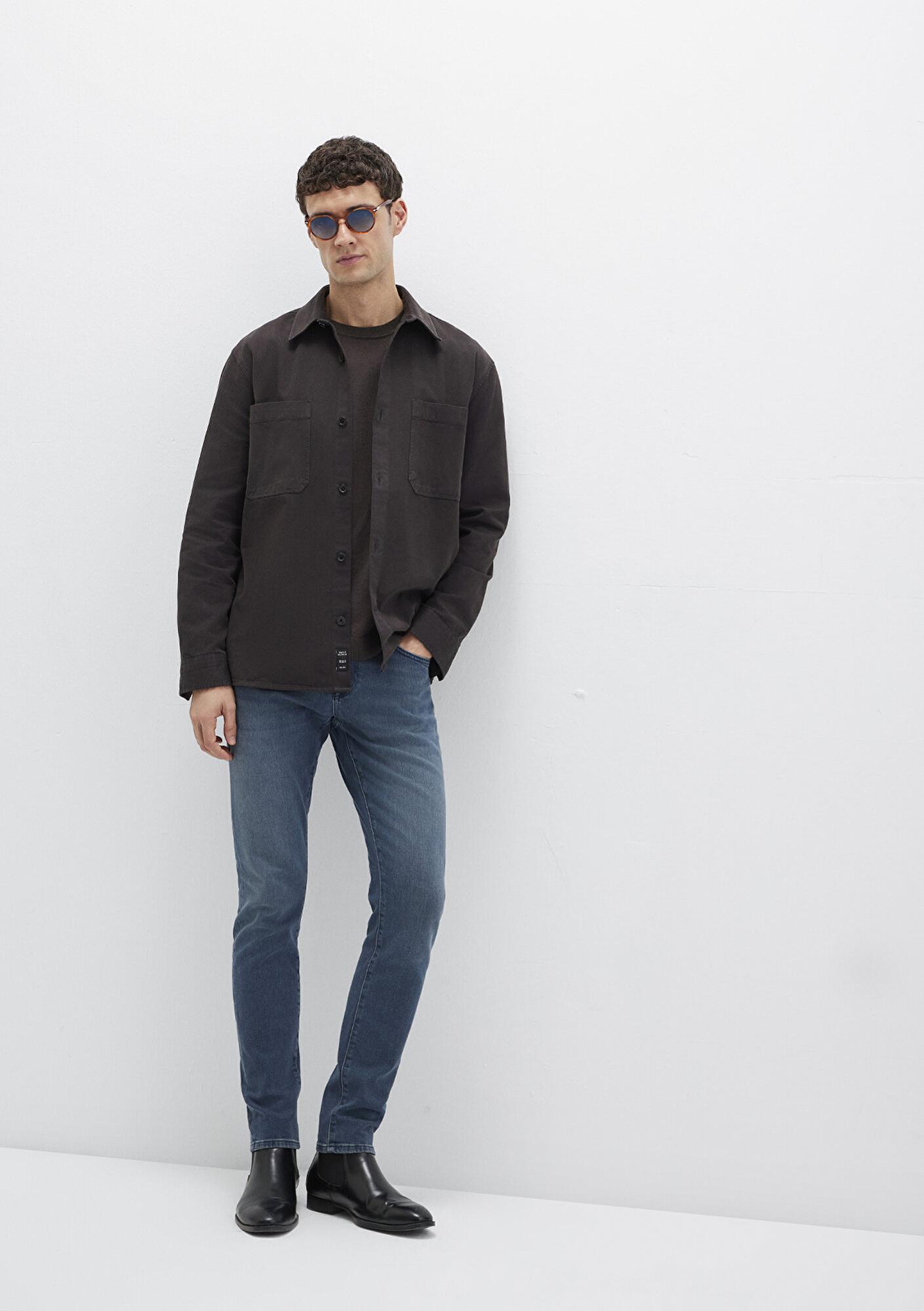 Mavi James Mavi Black Puslu Mürekkep Mavi Jean Pantolon 0042490667