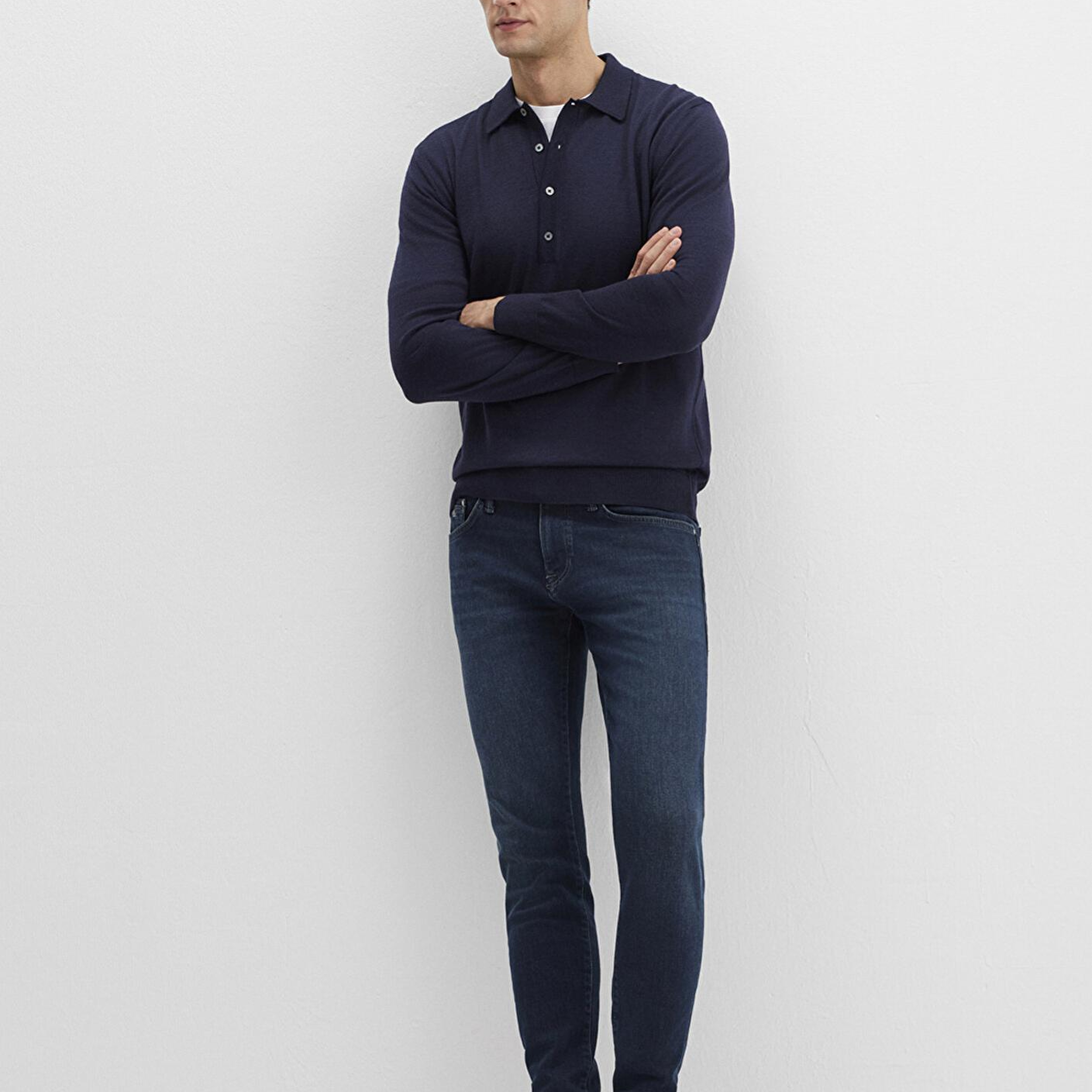 Mavi James Lux Black Puslu Koyu Mavi Jean Pantolon 0042490825