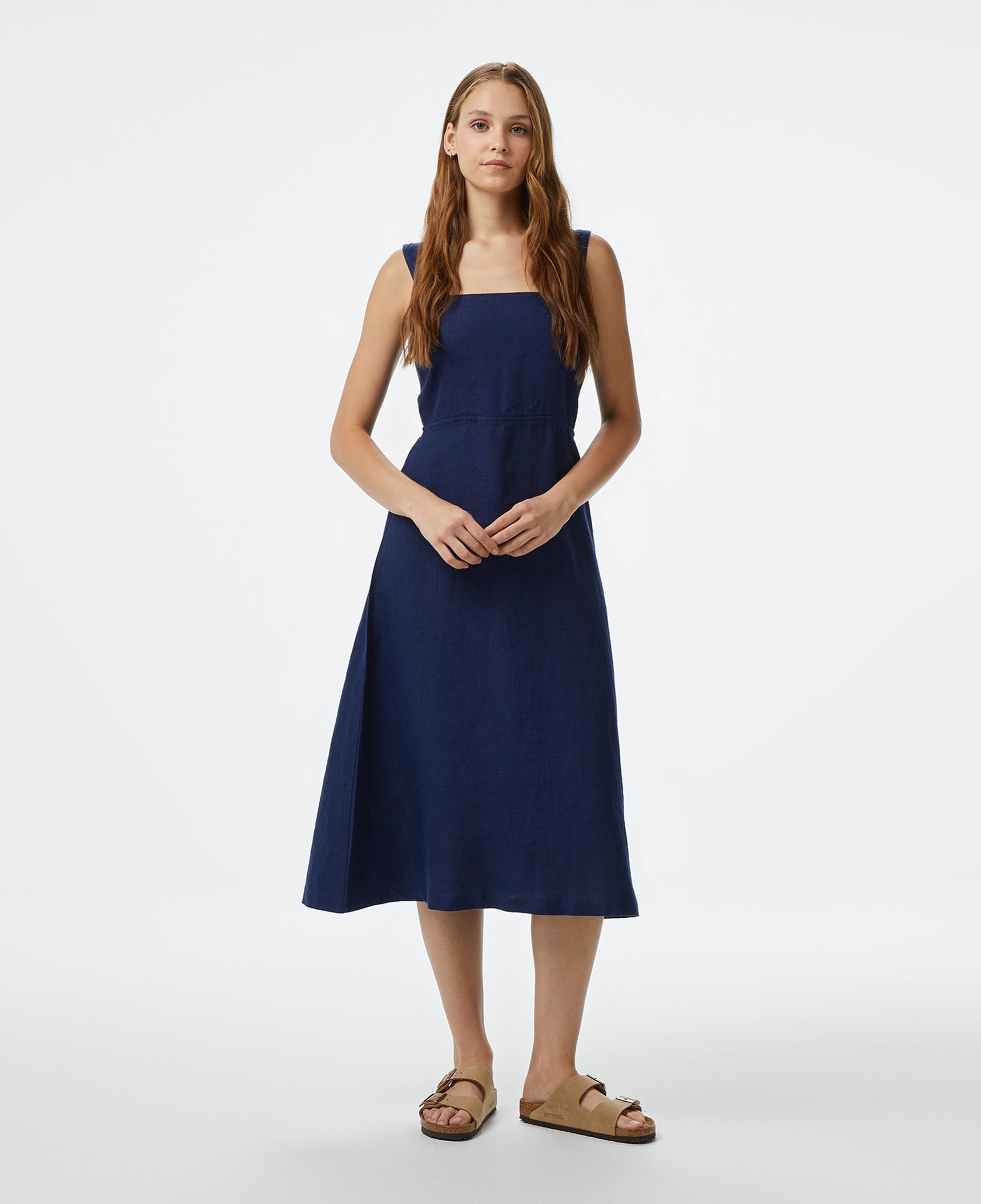 Nautica Kadın Lacivert Regular Fit Elbise