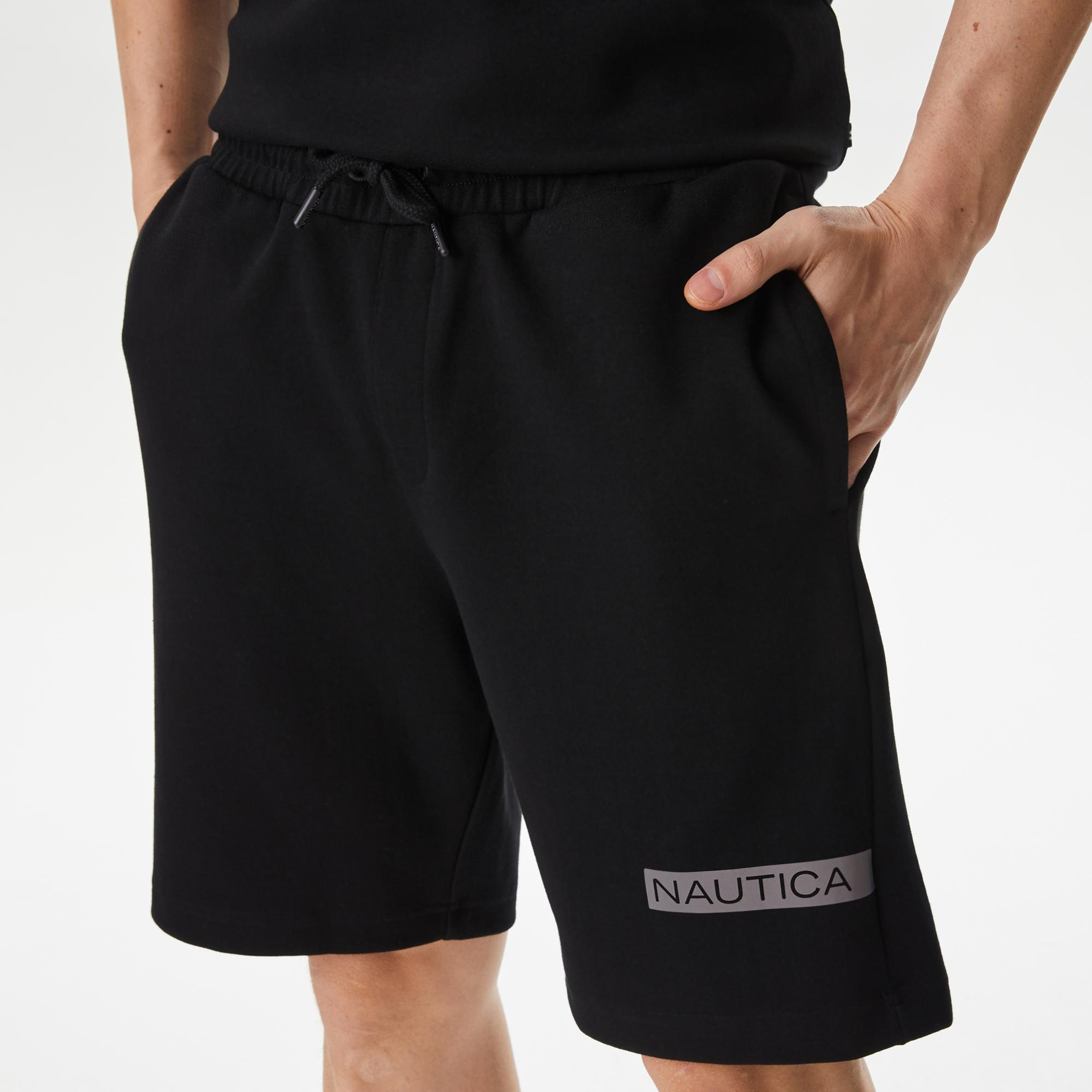 Nautica Erkek Siyah Standart Fit Şort