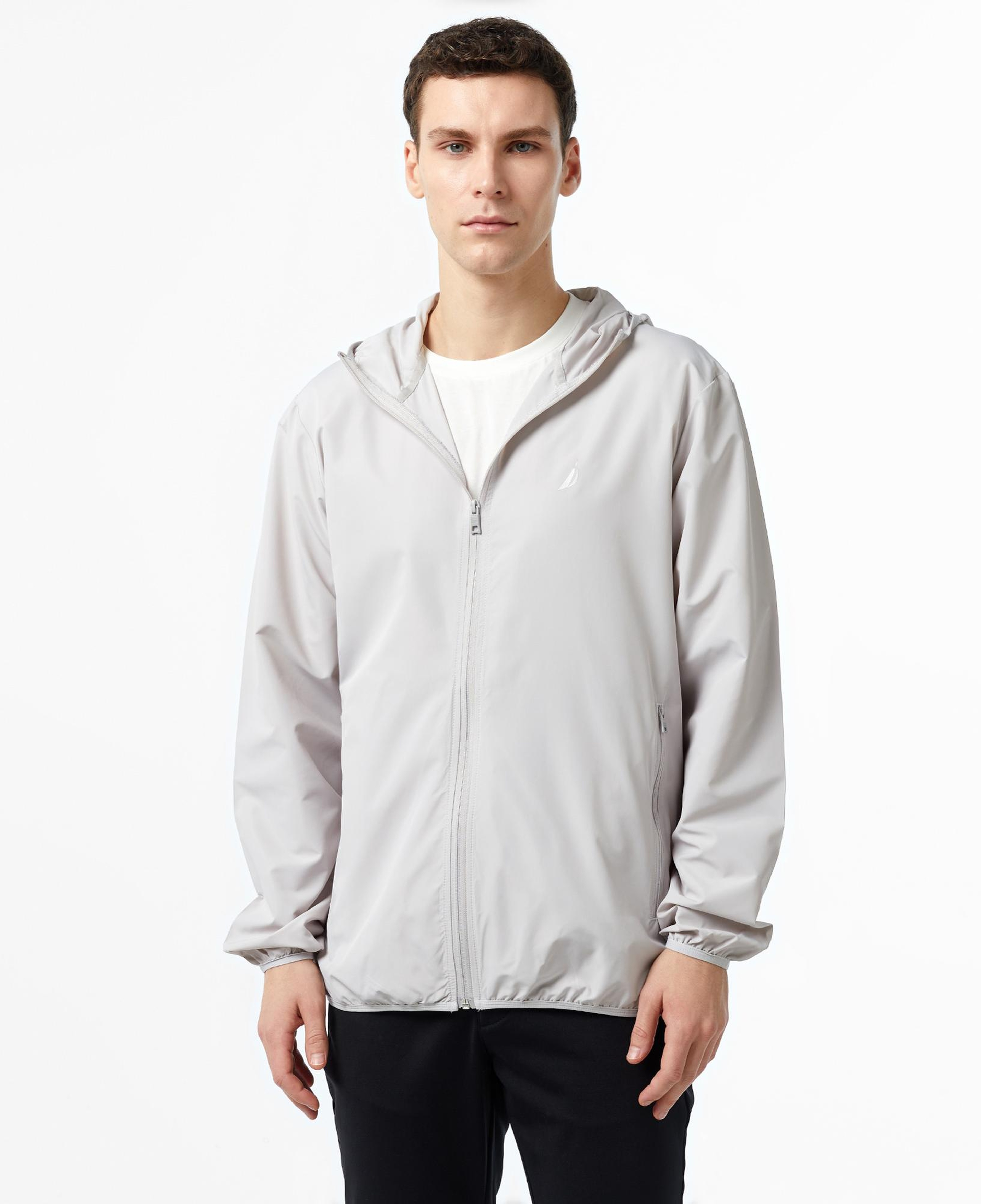 Nautica Erkek Gri Yağmurluk