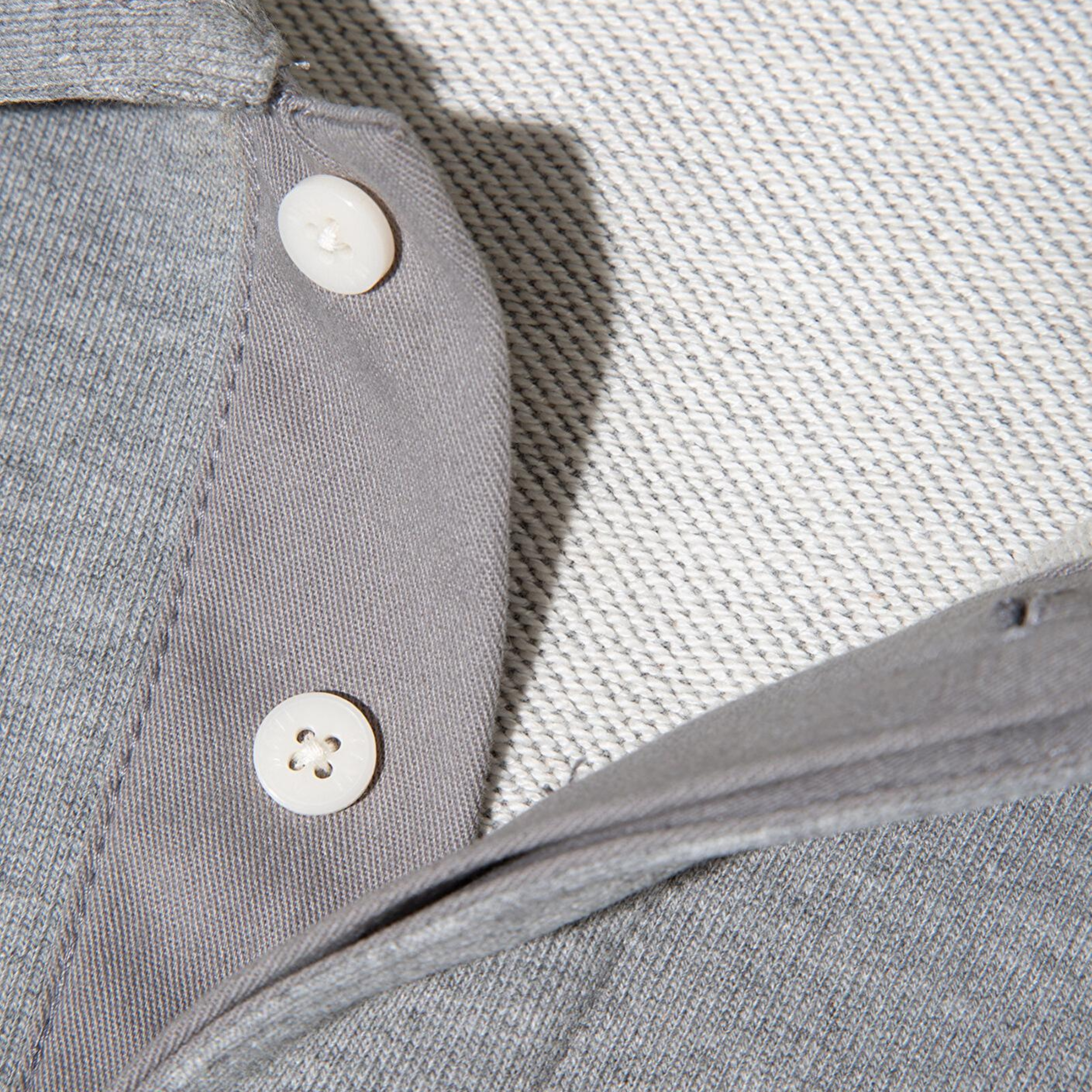 Mavi Polo Yaka Gri Sweatshirt 0S10420-80018