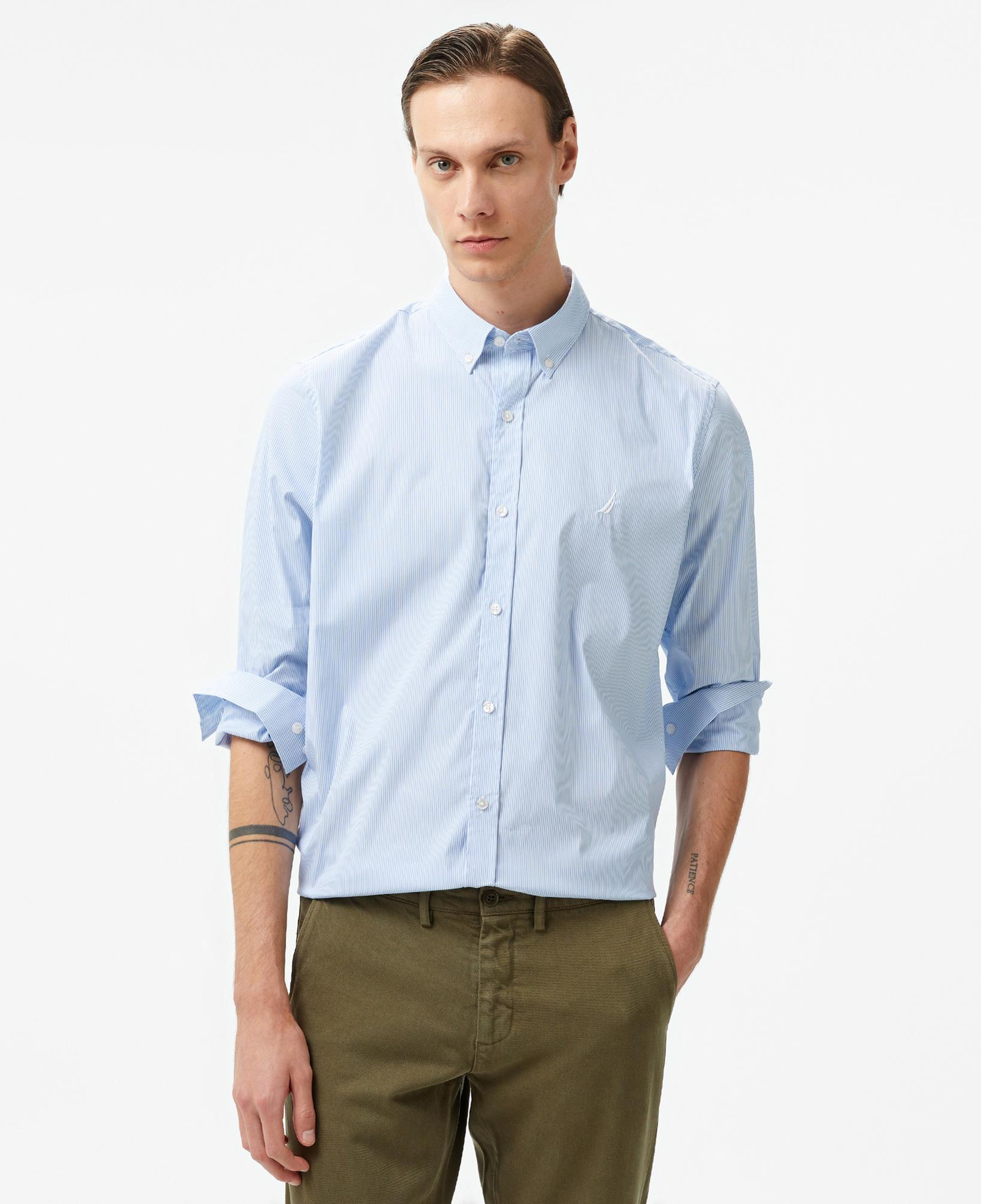 Nautica Erkek Mavi Gömlek