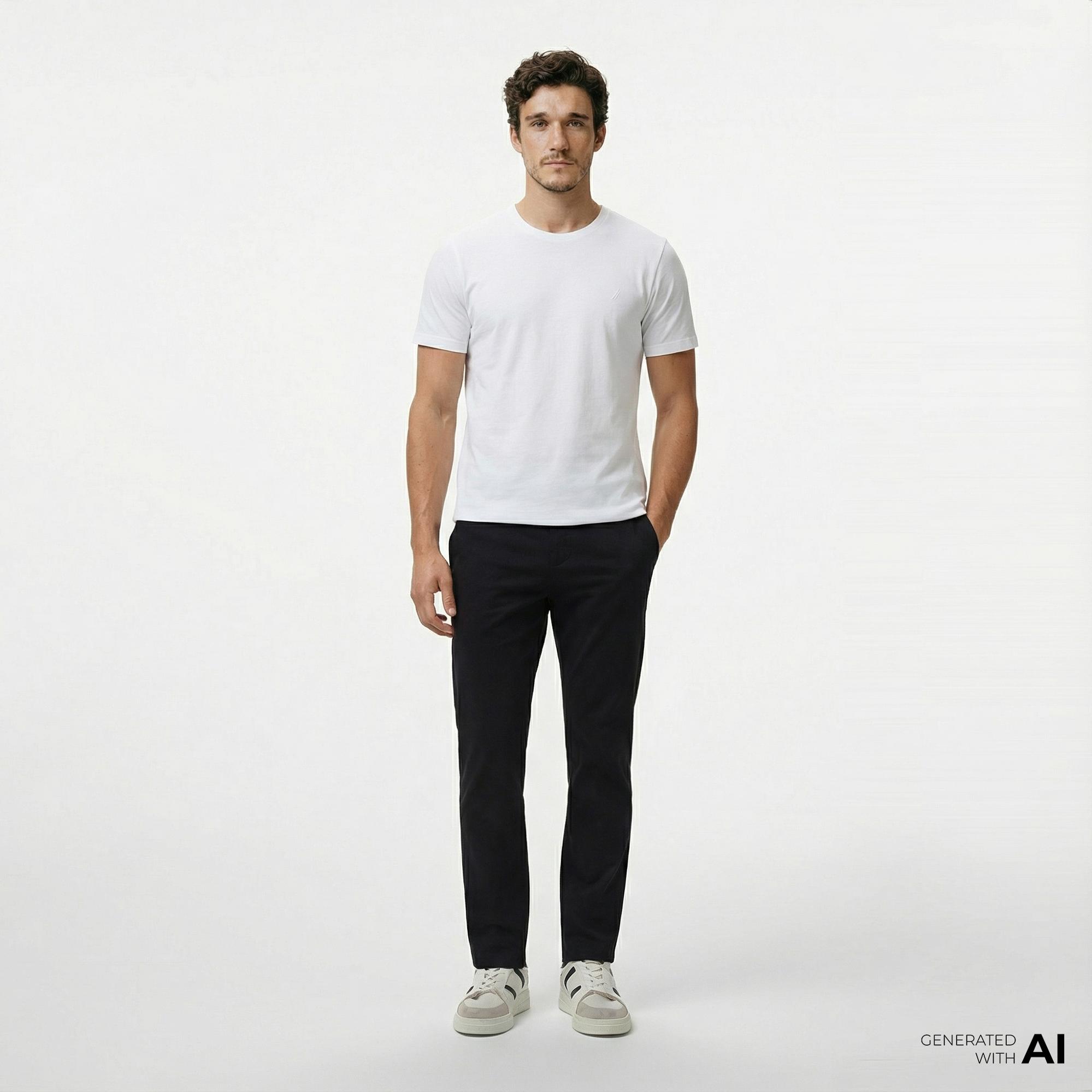 Nautica Erkek Siyah Slim Fit Pantolon