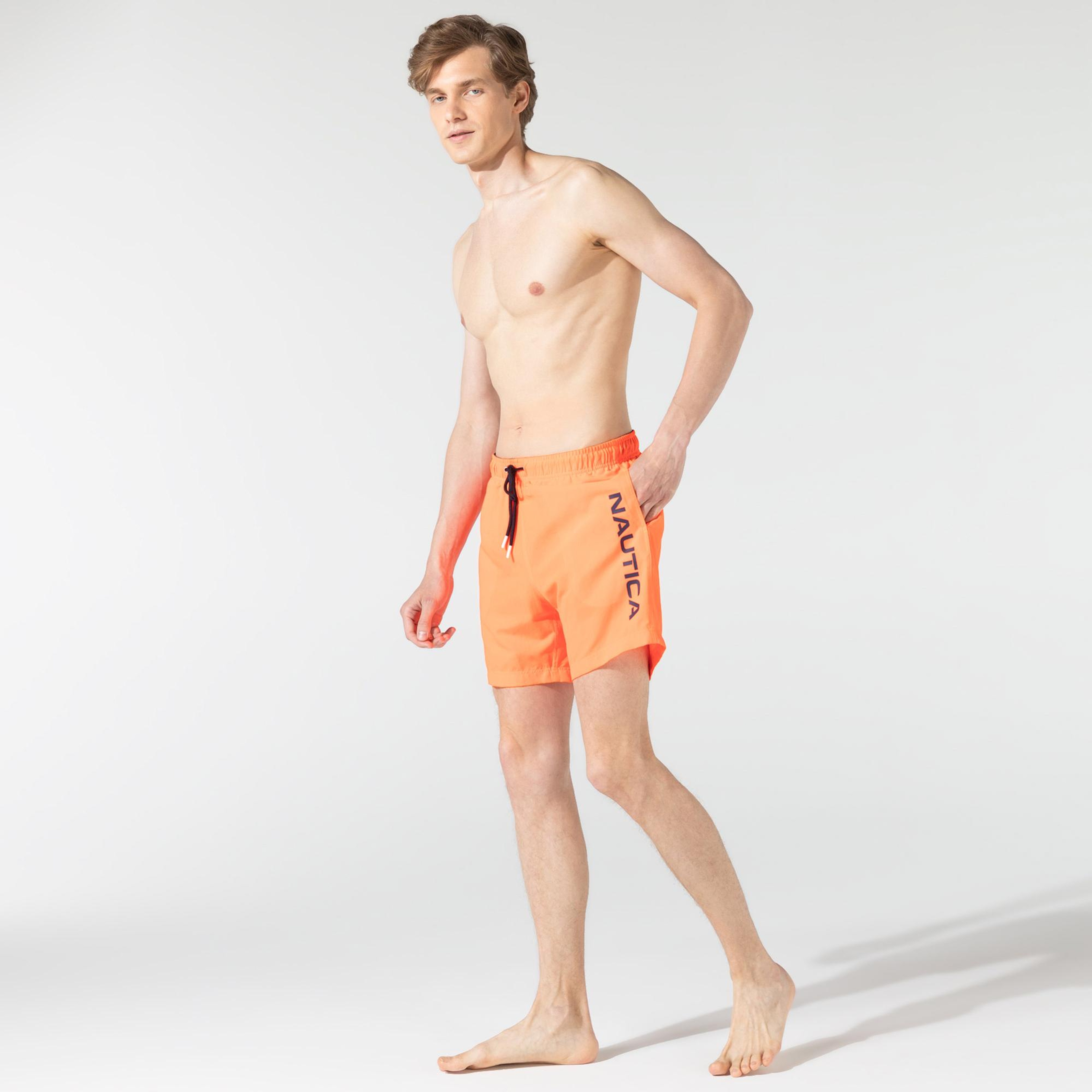 Nautica Erkek Turuncu Deniz Şortu