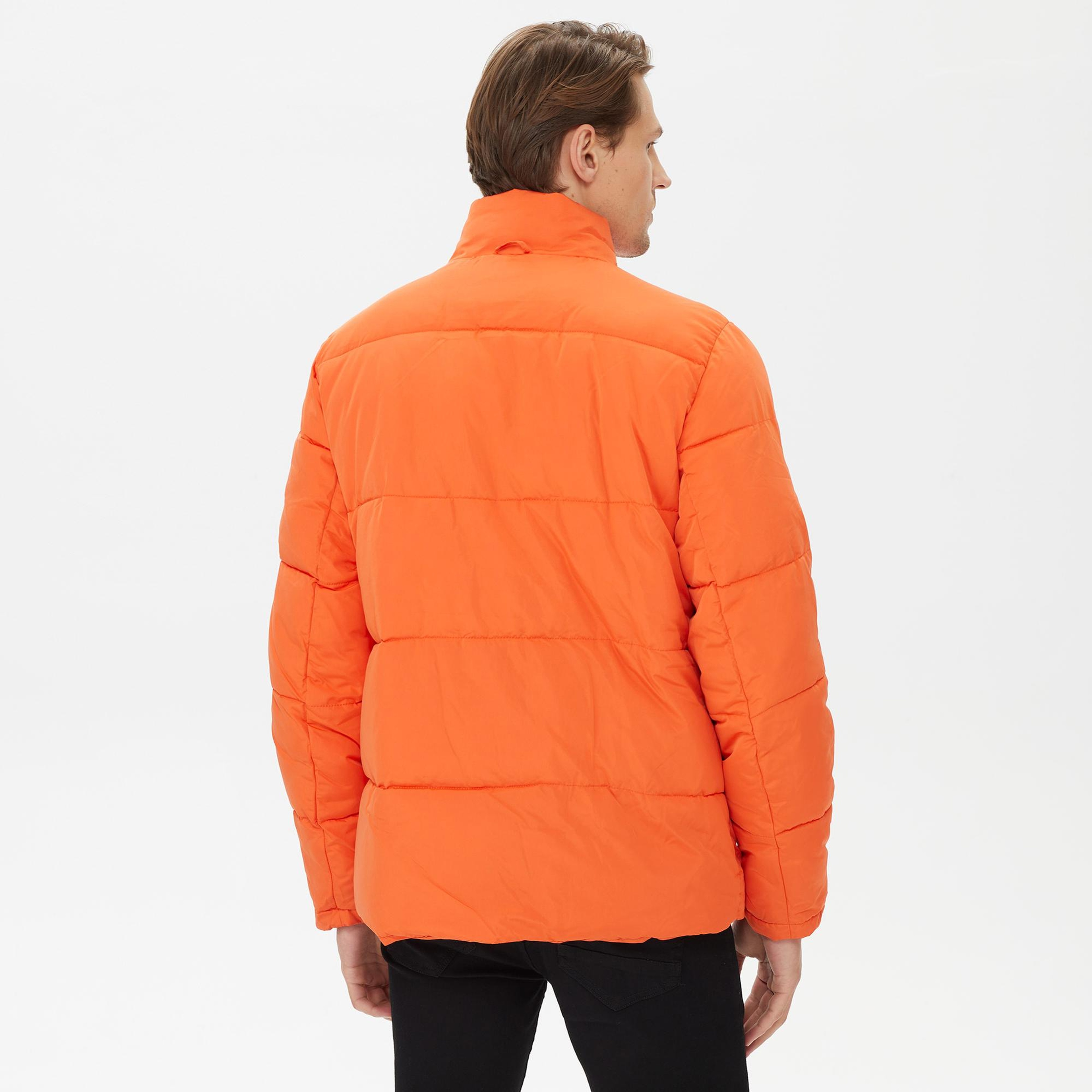 Nautica Erkek Turuncu Standart Fit Mont