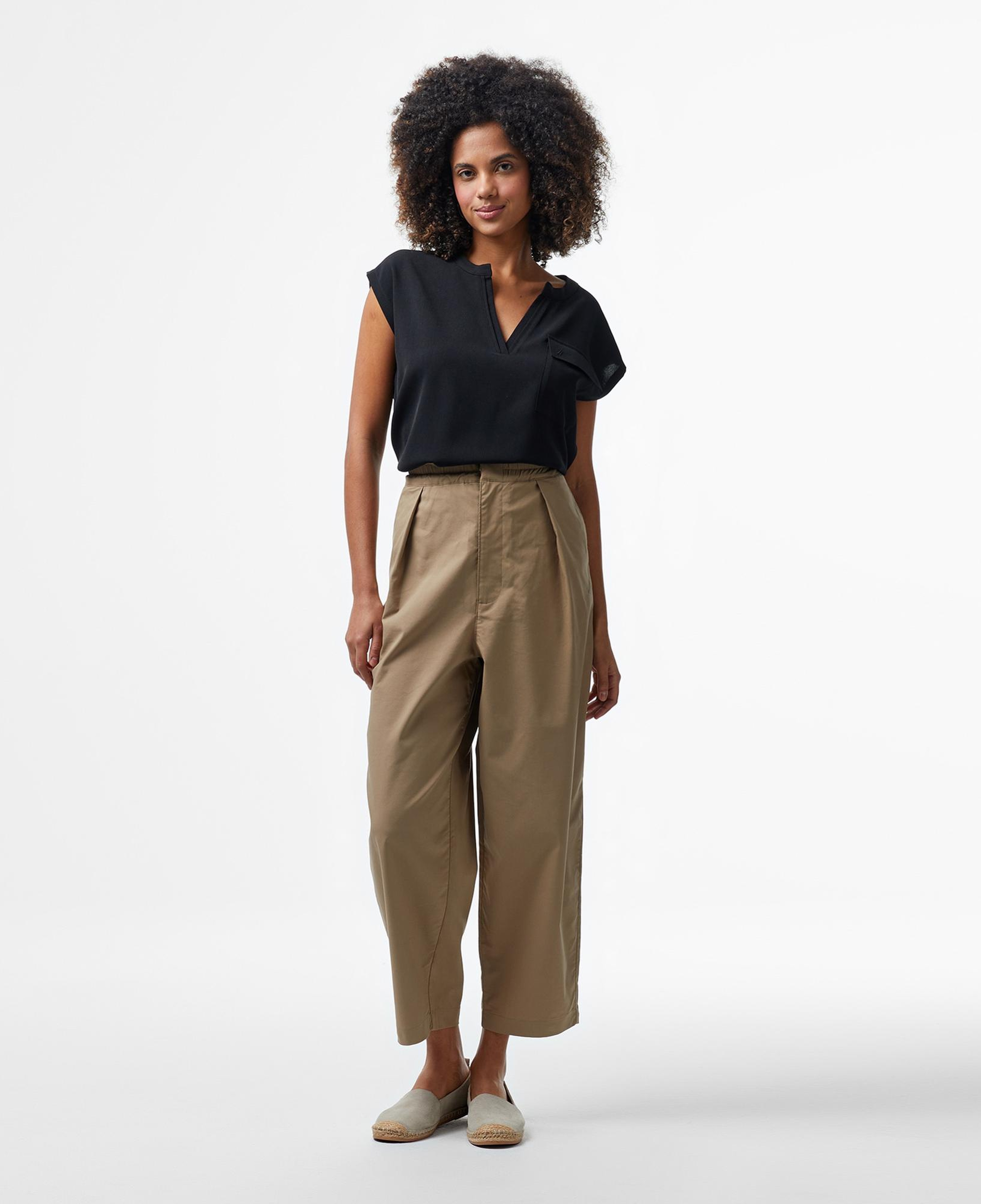 Nautica Kadın Kahverengi Regular Fit Pantolon