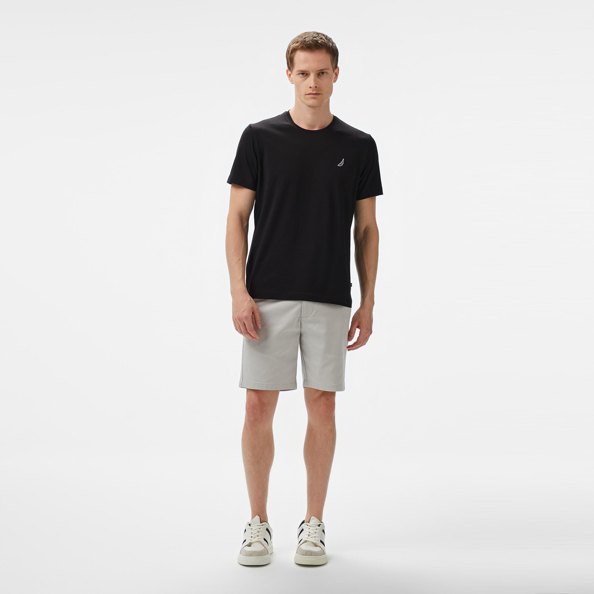 Nautica Erkek Siyah Regular Fit T-Shirt