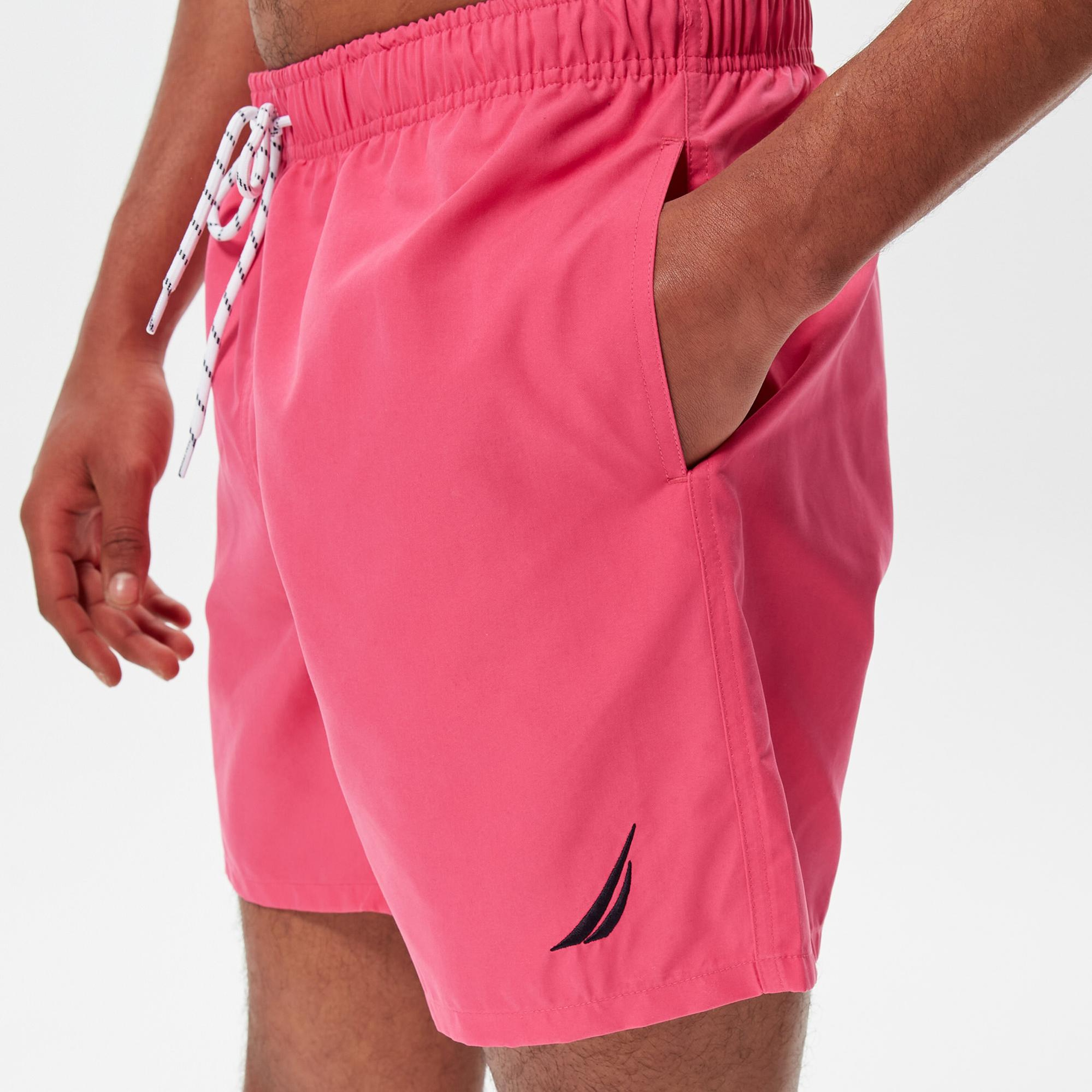 Nautica Erkek Pembe Regular Fit Deniz Şortu