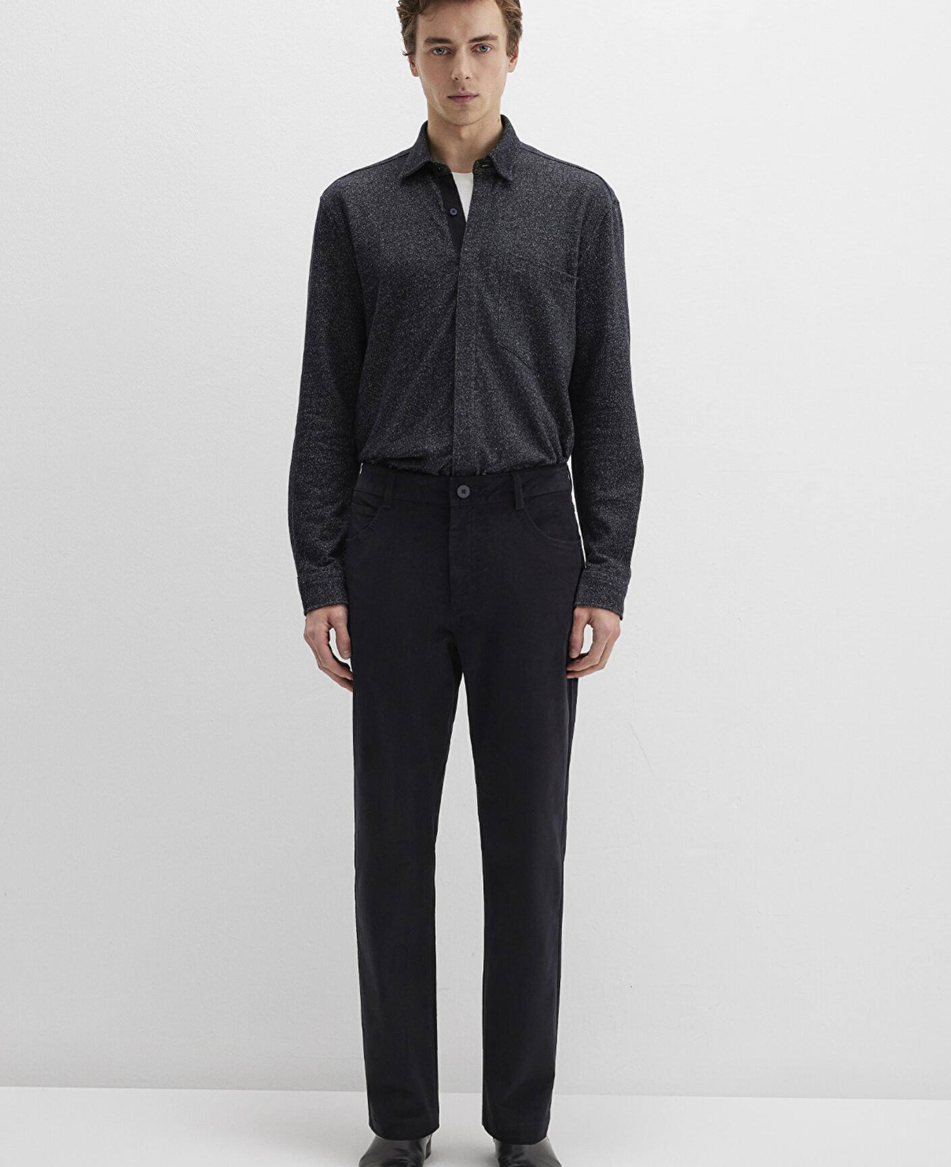 Mavi Siyah Kadife Pantolon 0010509-900