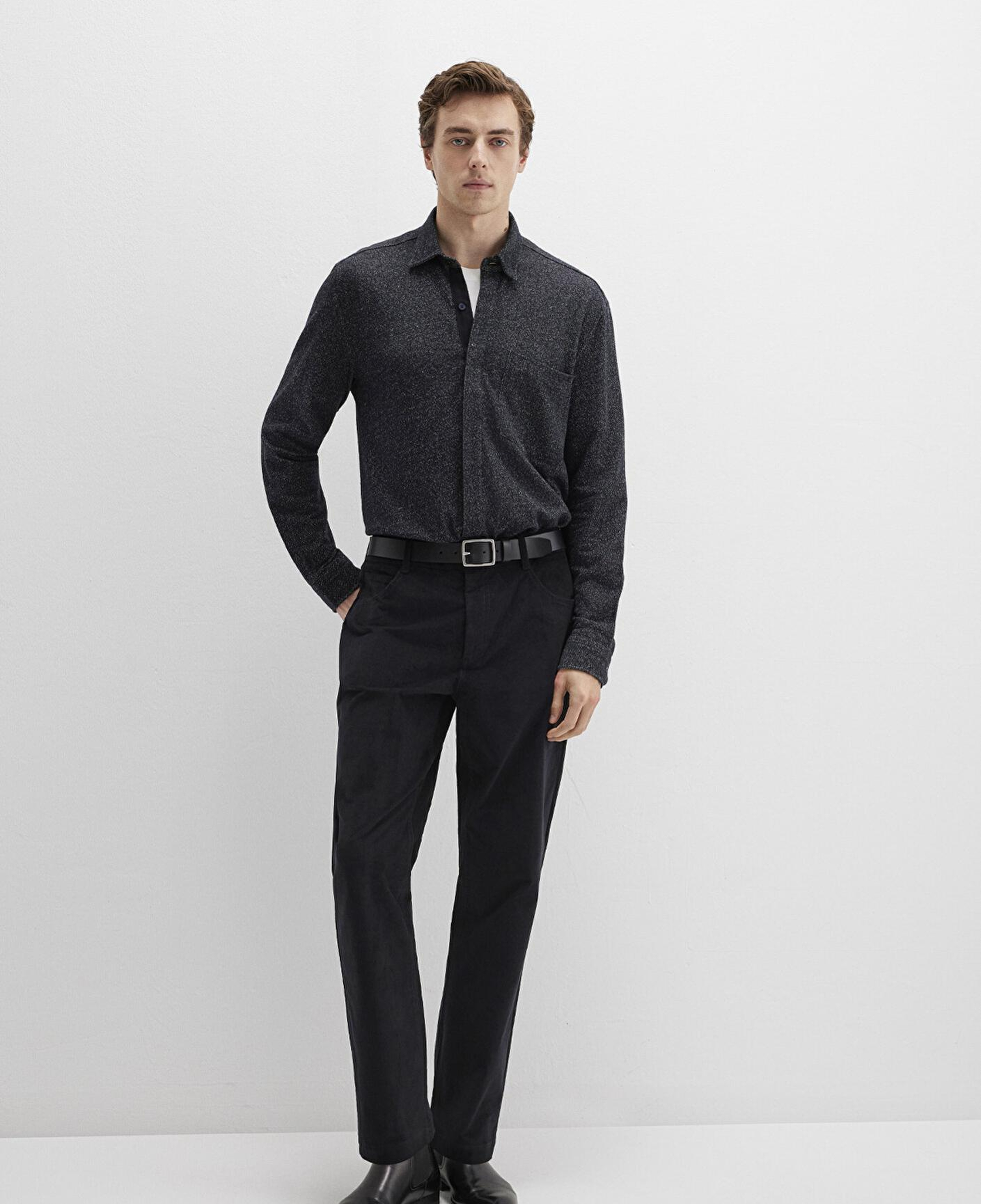 Mavi Siyah Kadife Pantolon 0010509-900