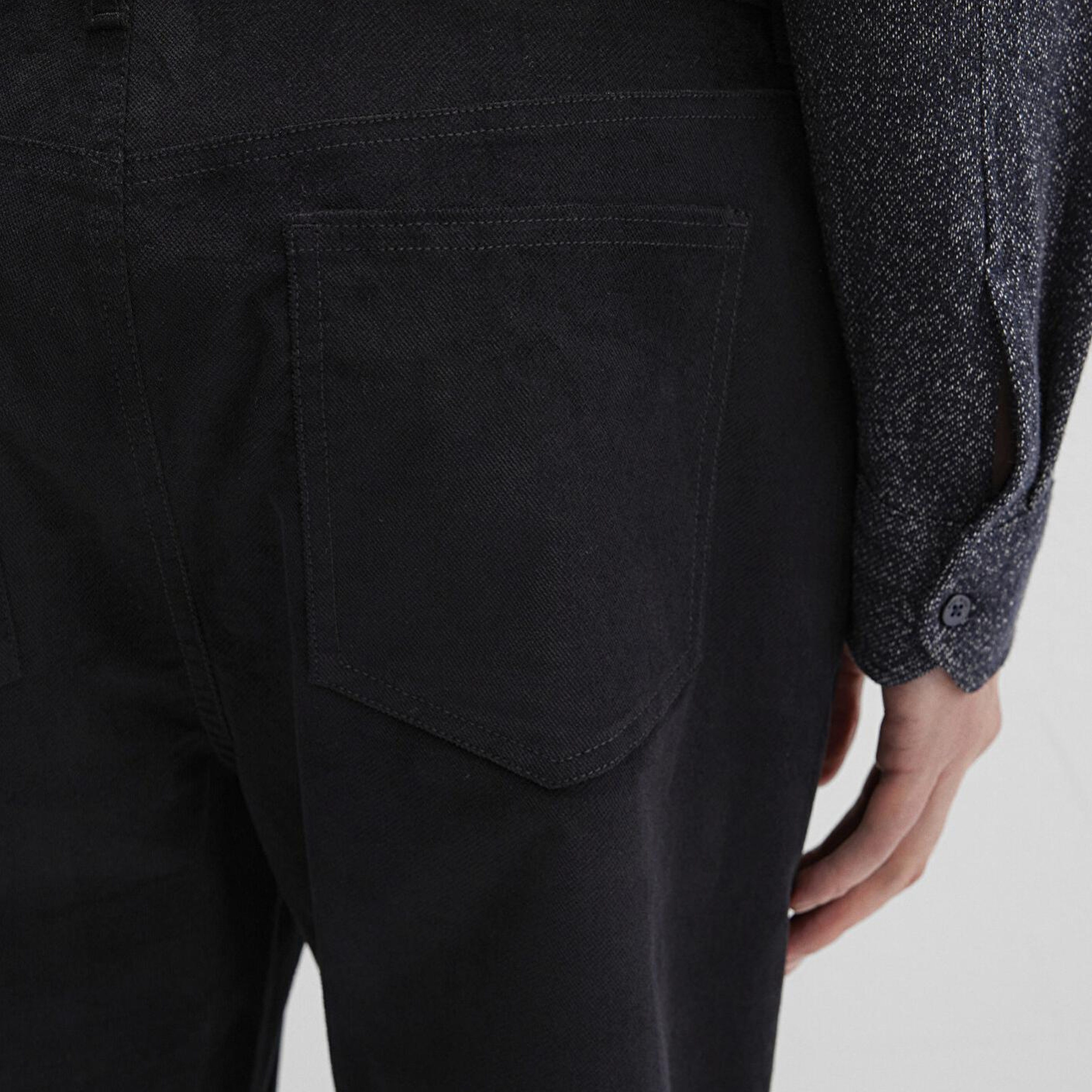 Mavi Siyah Kadife Pantolon 0010509-900