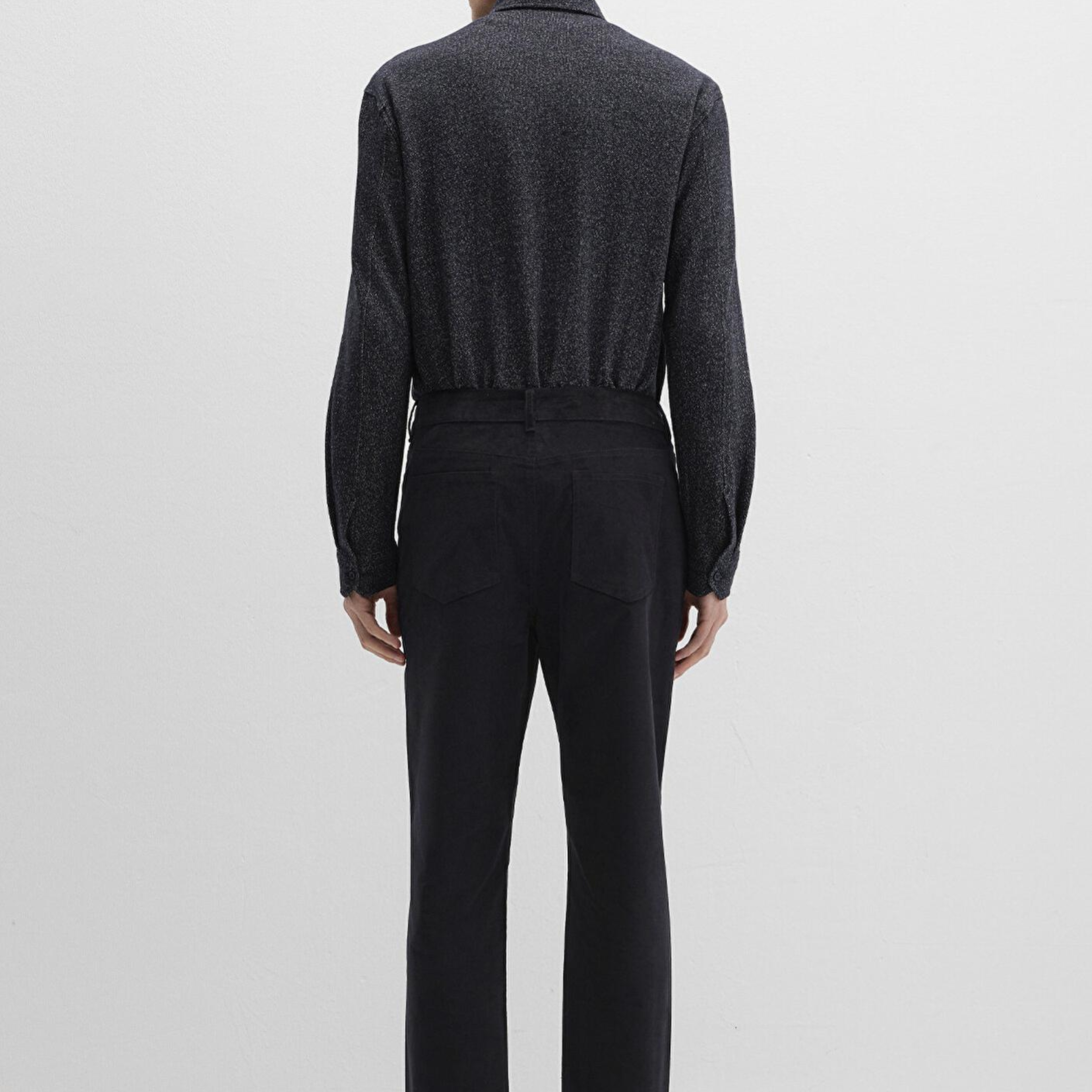 Mavi Siyah Kadife Pantolon 0010509-900