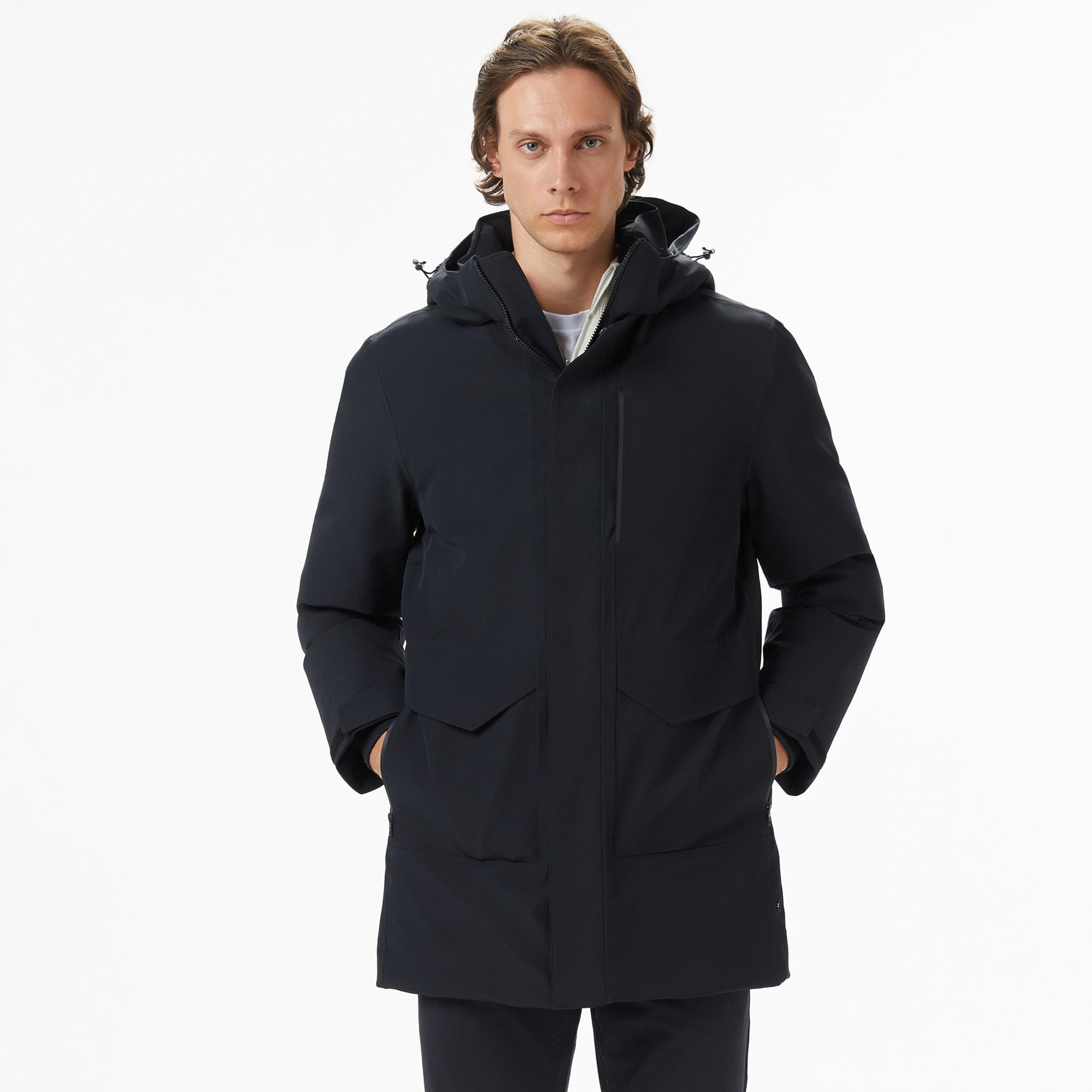 Nautica Erkek Siyah Regular Fit Mont