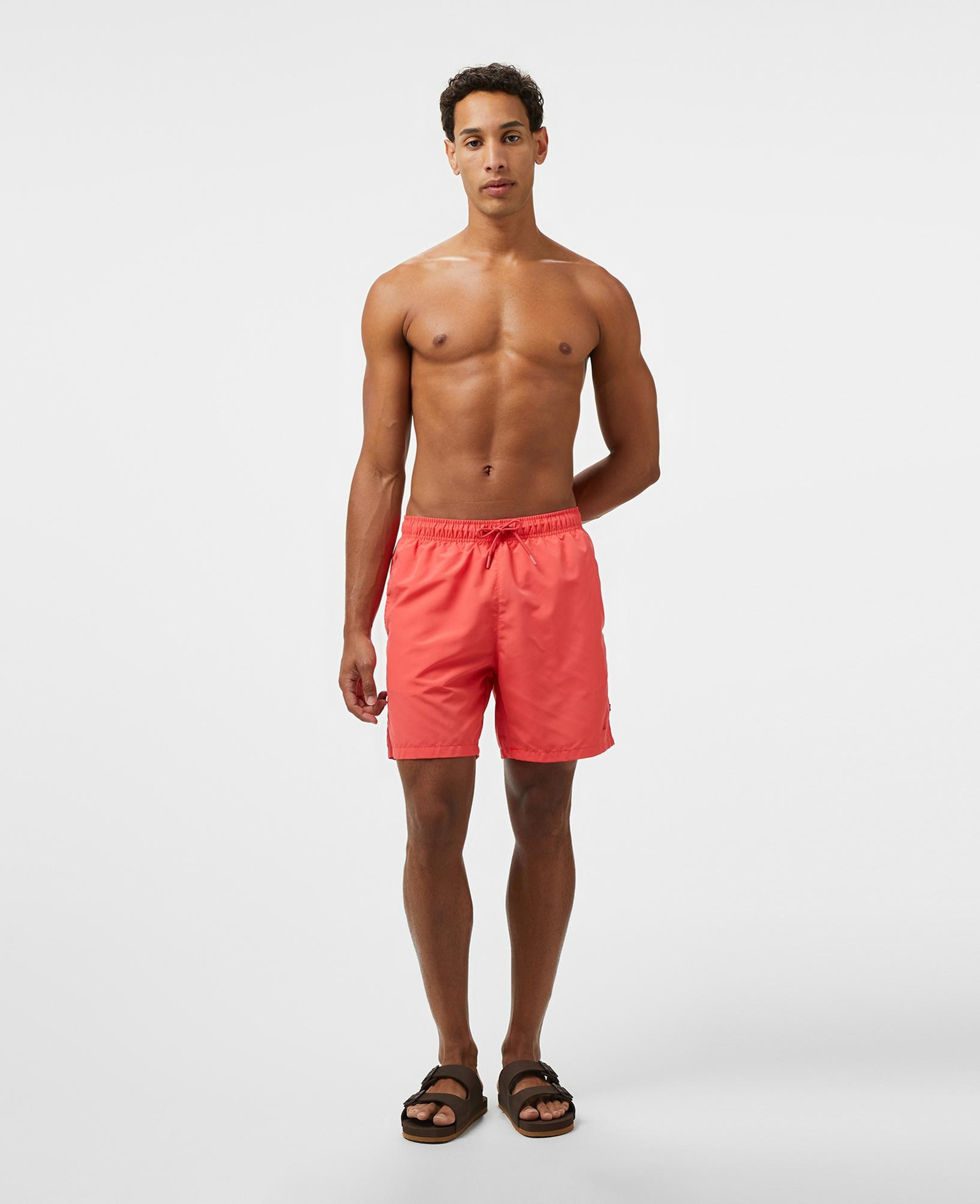 Nautica Erkek Kırmızı Regular Fit Suda Renk Değiştiren Deniz Şortu