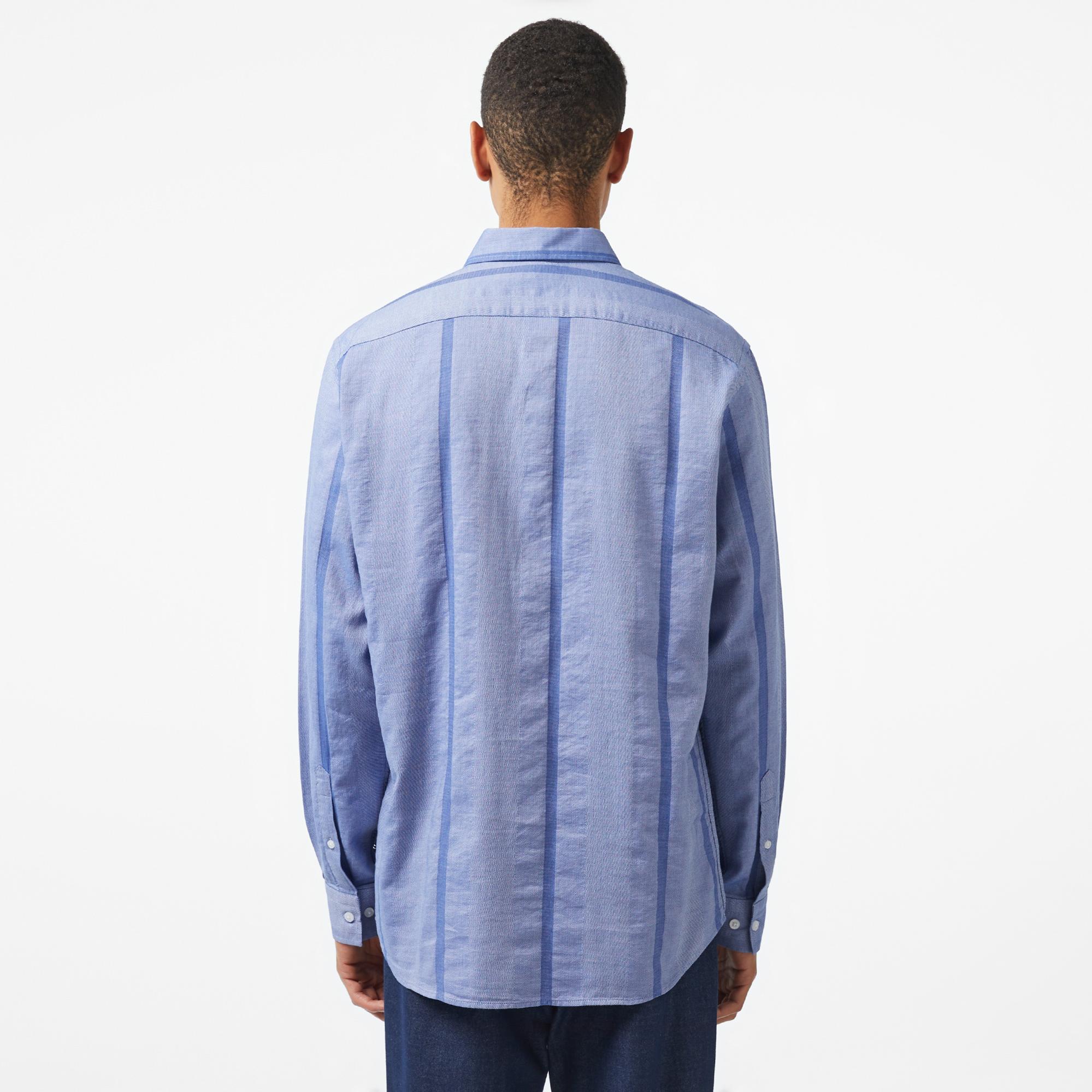 Nautica Erkek Mavi Classic Fit Gömlek