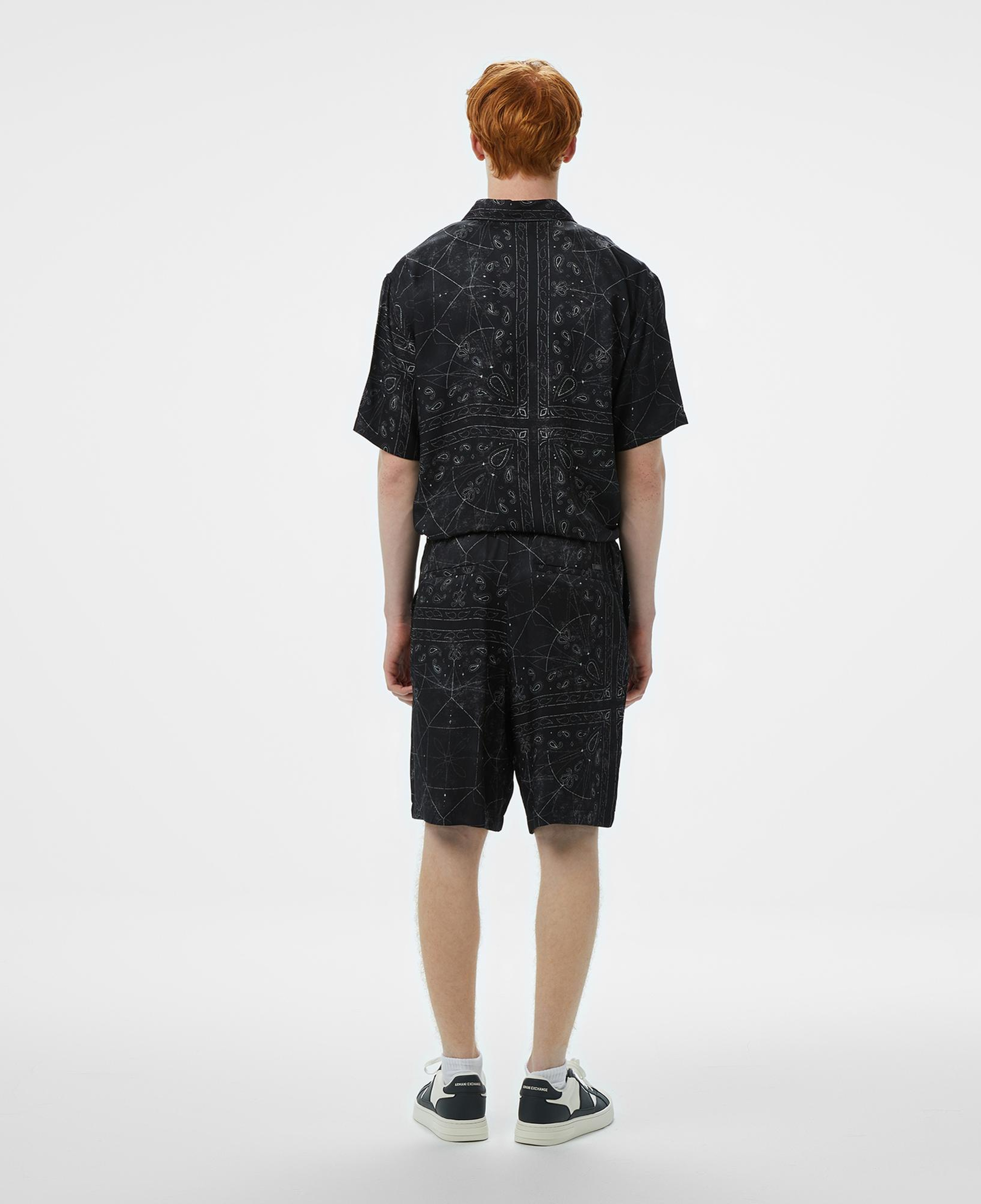 Armani Exchange Erkek Siyah Şort