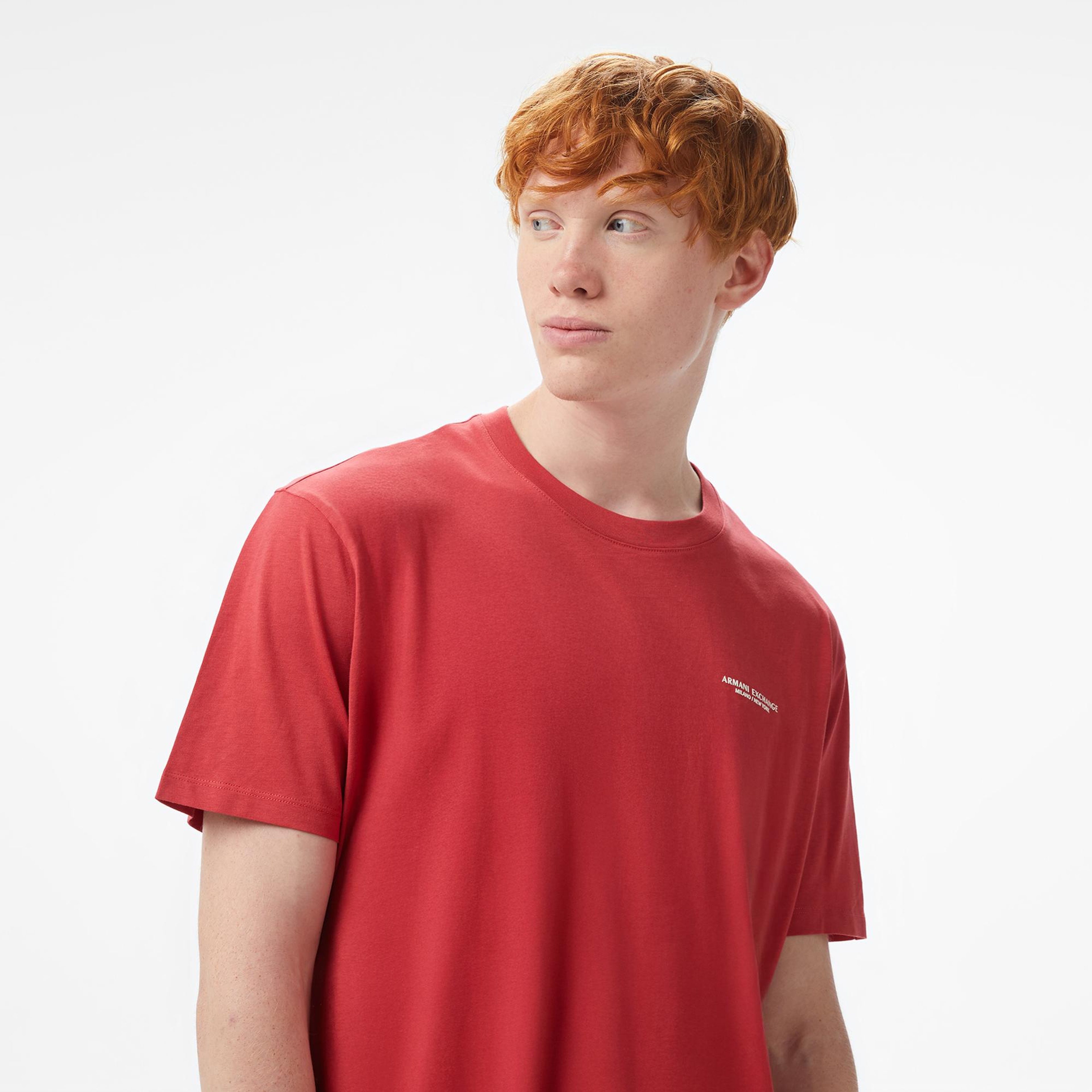Armani Exchange Erkek Kırmızı T-Shirt