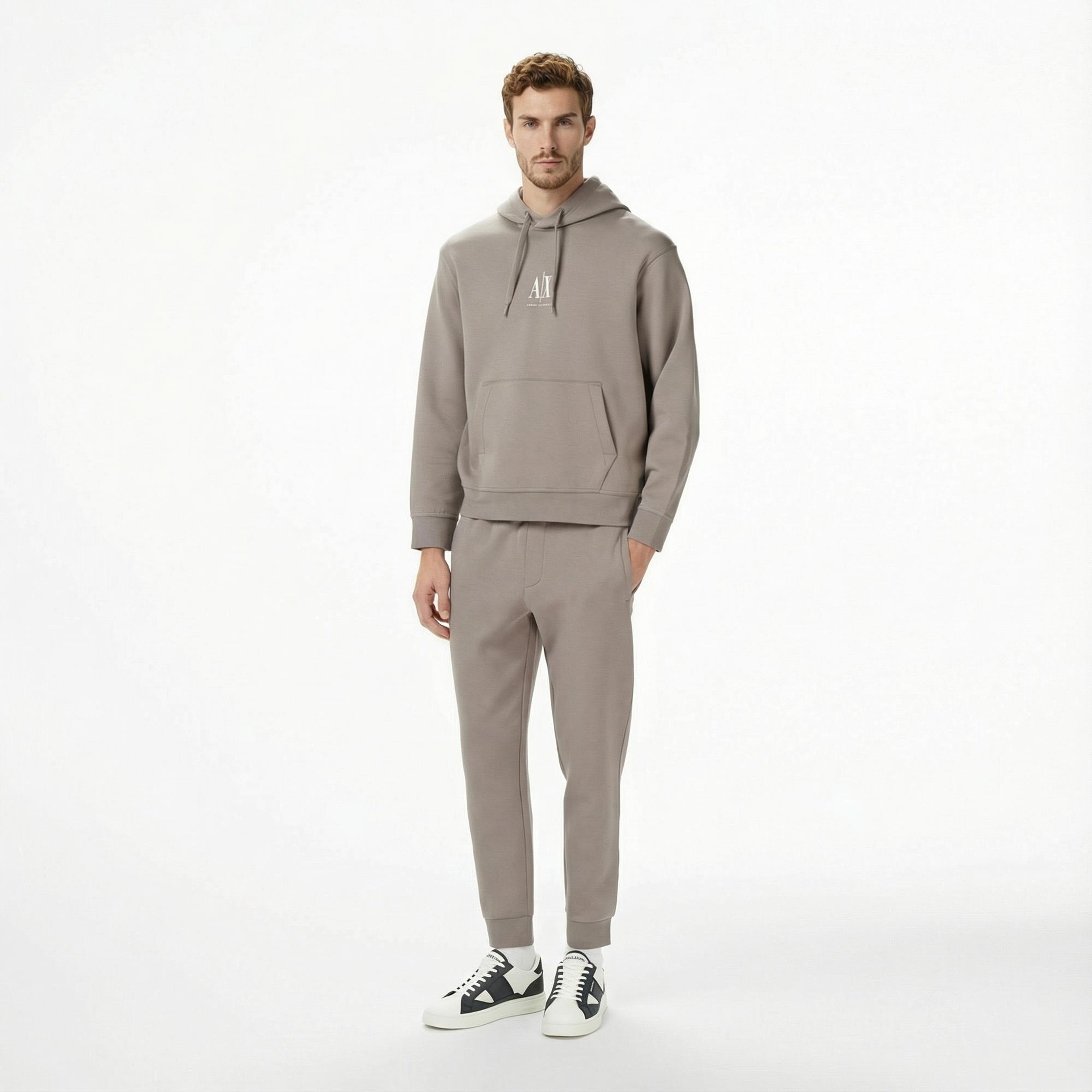 Armani Exchange Erkek Bej Sweatshirt